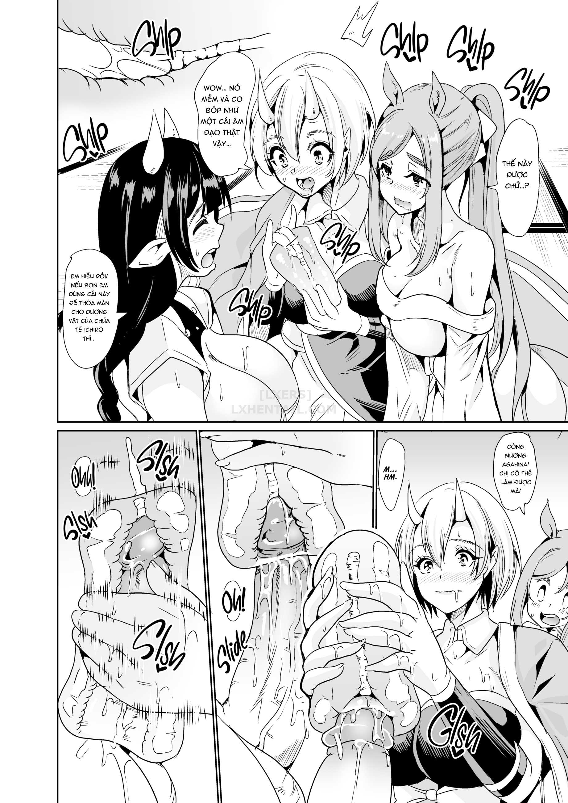 Đọc truyện hentai My Harem in Another World Collection - Chap 7 - Cumming With the Devil! - Pussies from Hell!