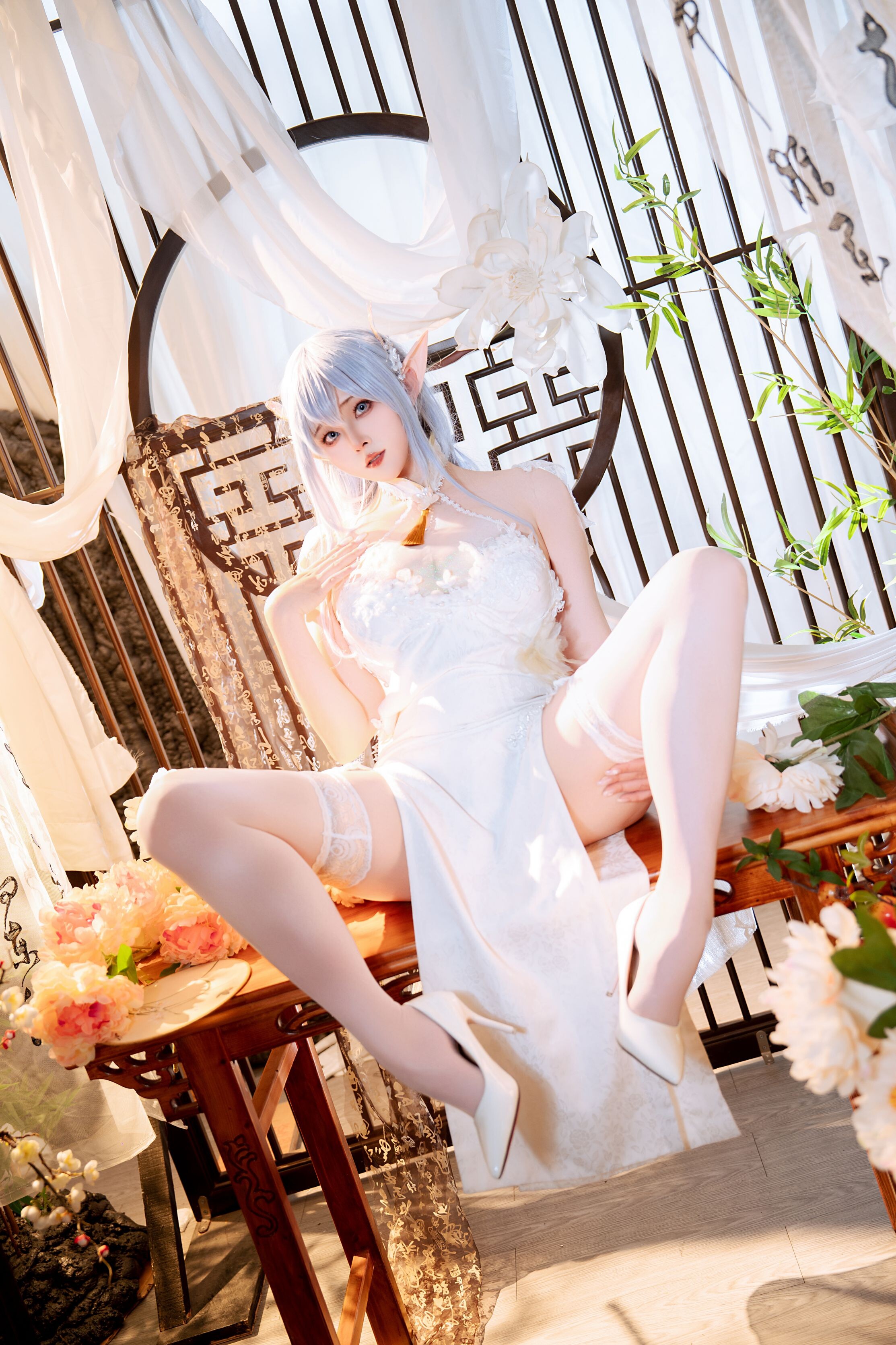 Đọc truyện hentai Tuyển tập Albums siêu phẩm Cosplay - Chap 978 - Natsuko - Azur Lane Albion Cheongsam