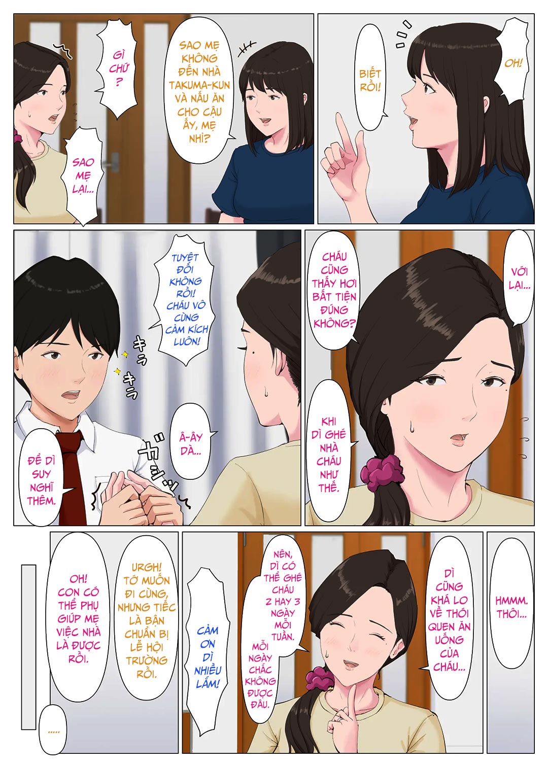 Đọc truyện hentai Người phụ nữ giống mẹ tôi - Chap 2.1