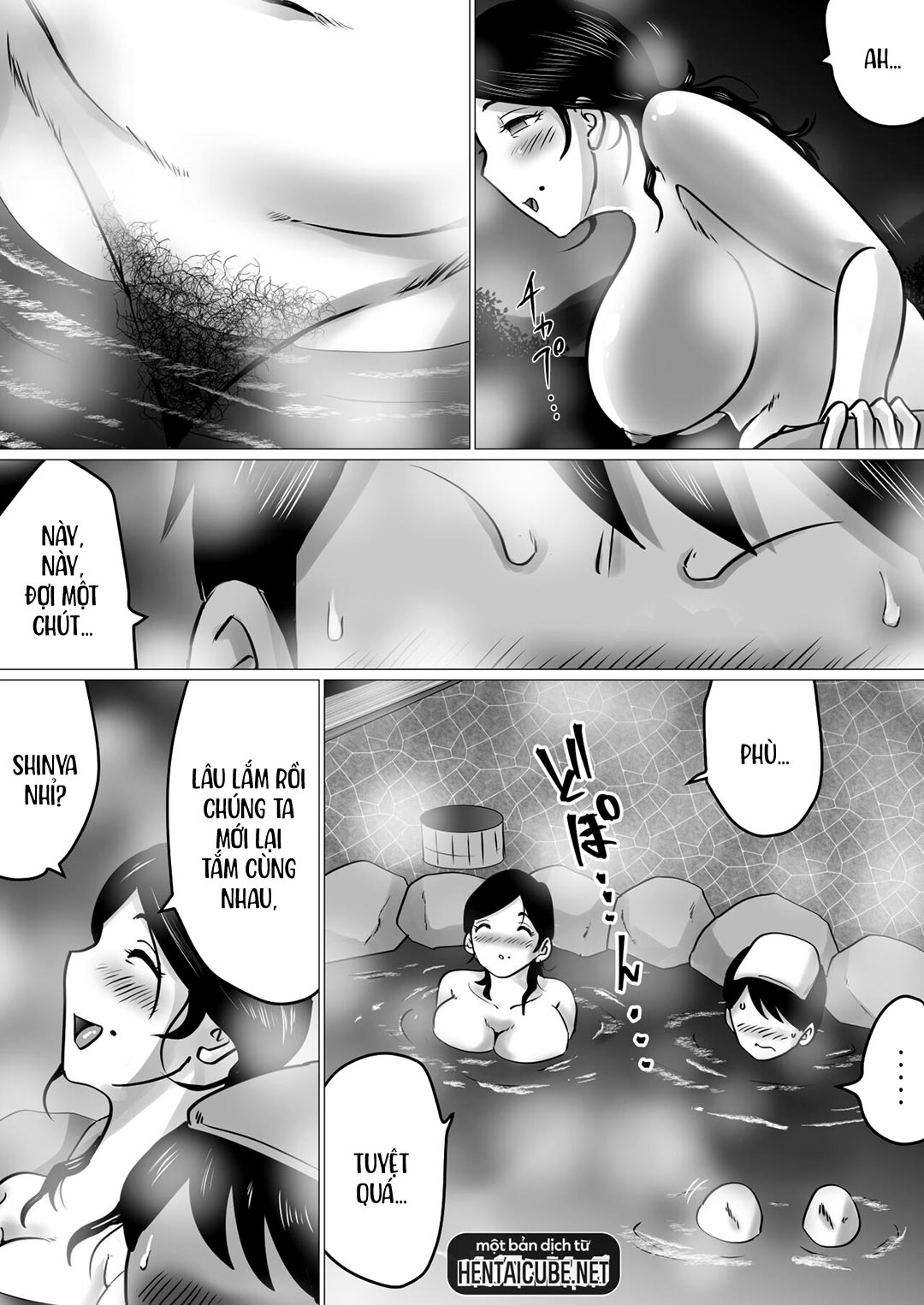 Đọc truyện hentai Cùng mẹ đi suối nước nóng - Oneshot