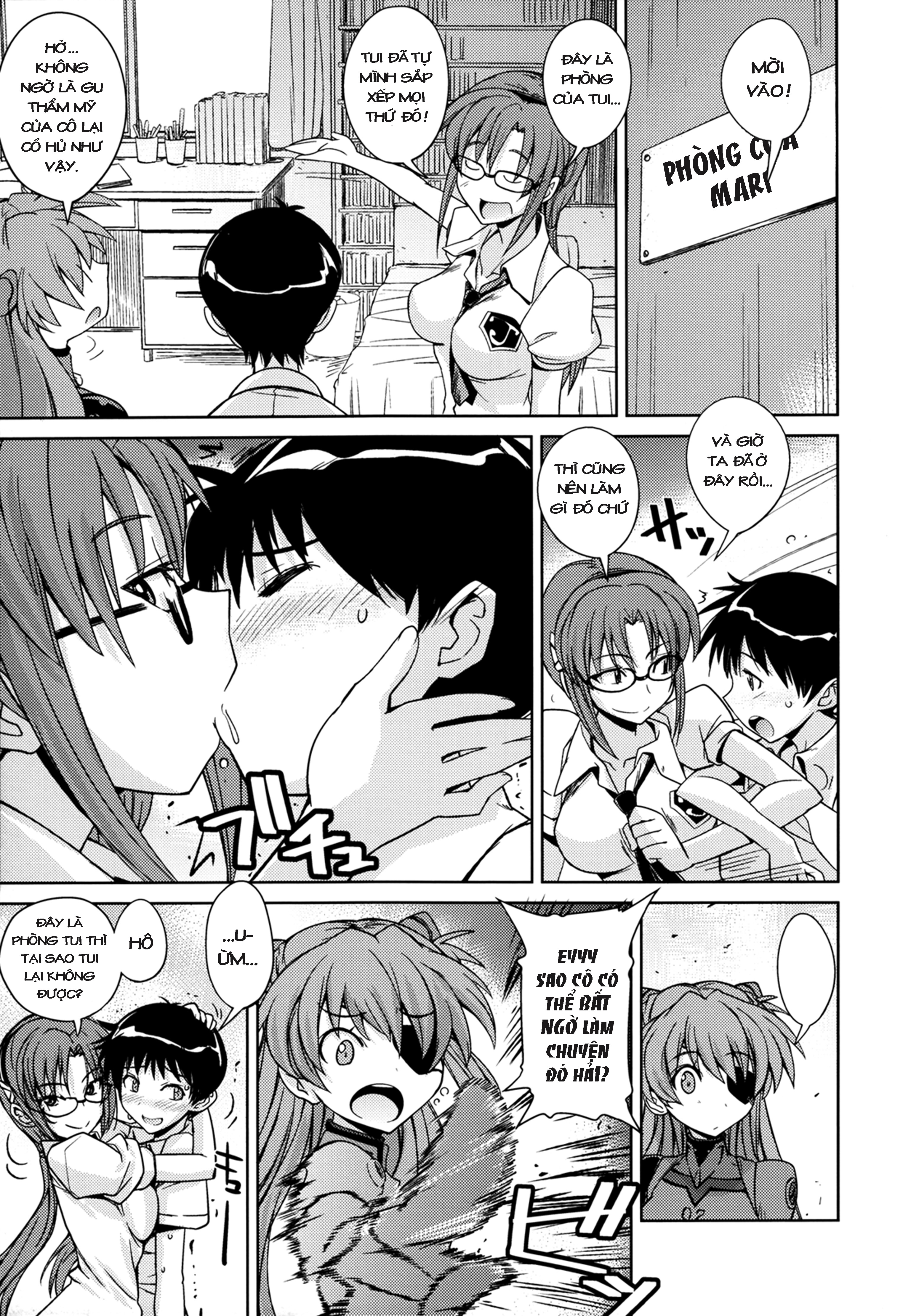 Đọc truyện hentai Poyopacho AM (Neon Genesis Evangelion) - Oneshot ngắn