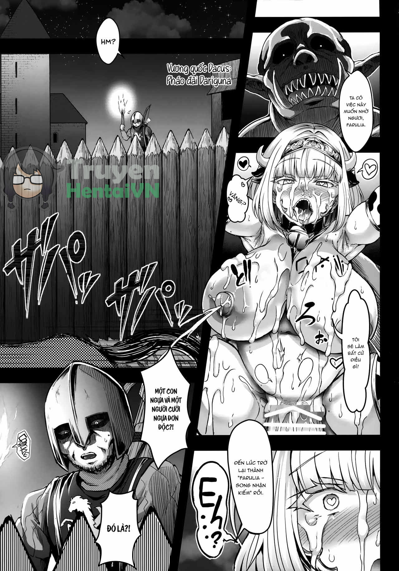 Đọc truyện hentai (C97) [XMODEL (Nishiki Ai)] GUND CUNNUM Vol. 5 Shussan Bokujou Kokuin no Onna Kishi Netori Kanryou Hen - Oneshot