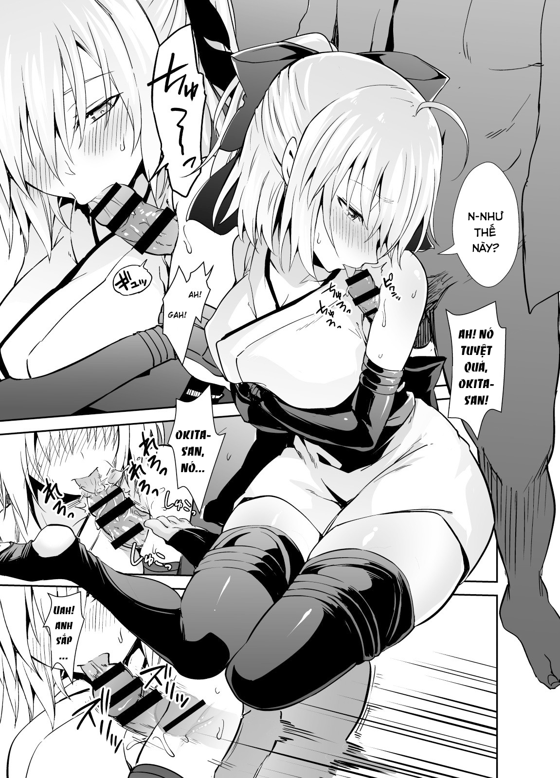 Đọc truyện hentai Okita-san to Sex - Oneshot