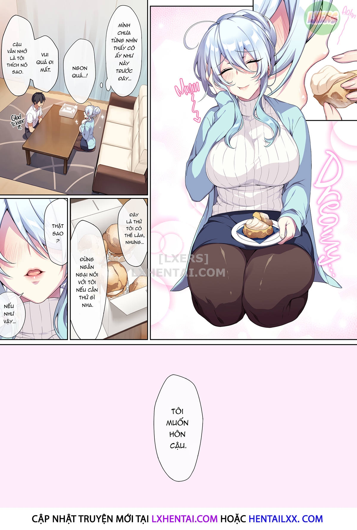 Đọc truyện hentai Hitozukiai Ga Nigate Na Miboujin No Yukionna-San To Noroi No Yubiwa - Oneshot - Không che