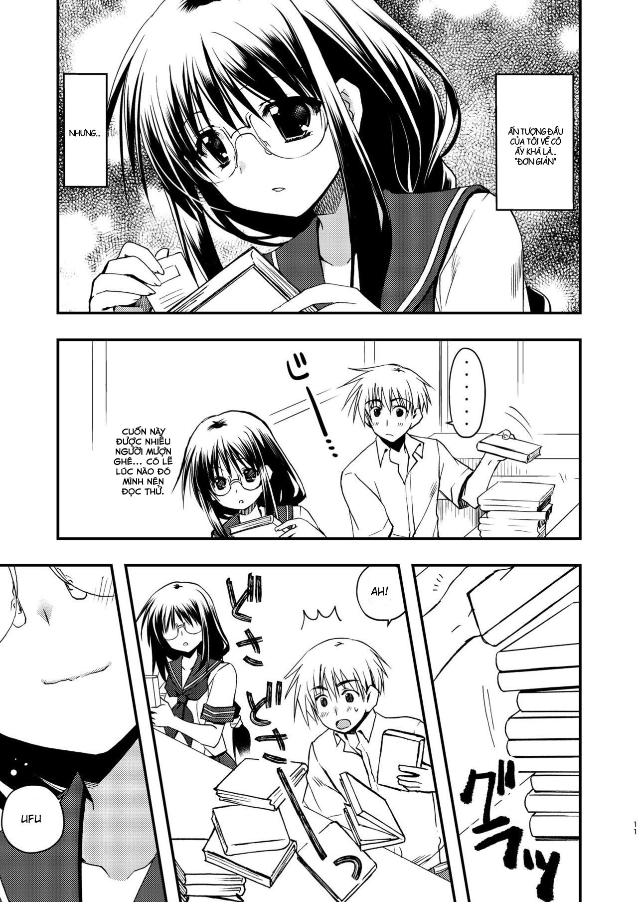 Đọc truyện hentai Toshoshitsu no Kanojo - New version - Oneshot