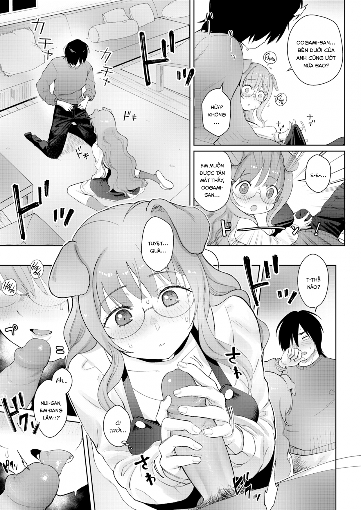 Đọc truyện hentai Nàng Cún và Chàng Sói - Oneshot