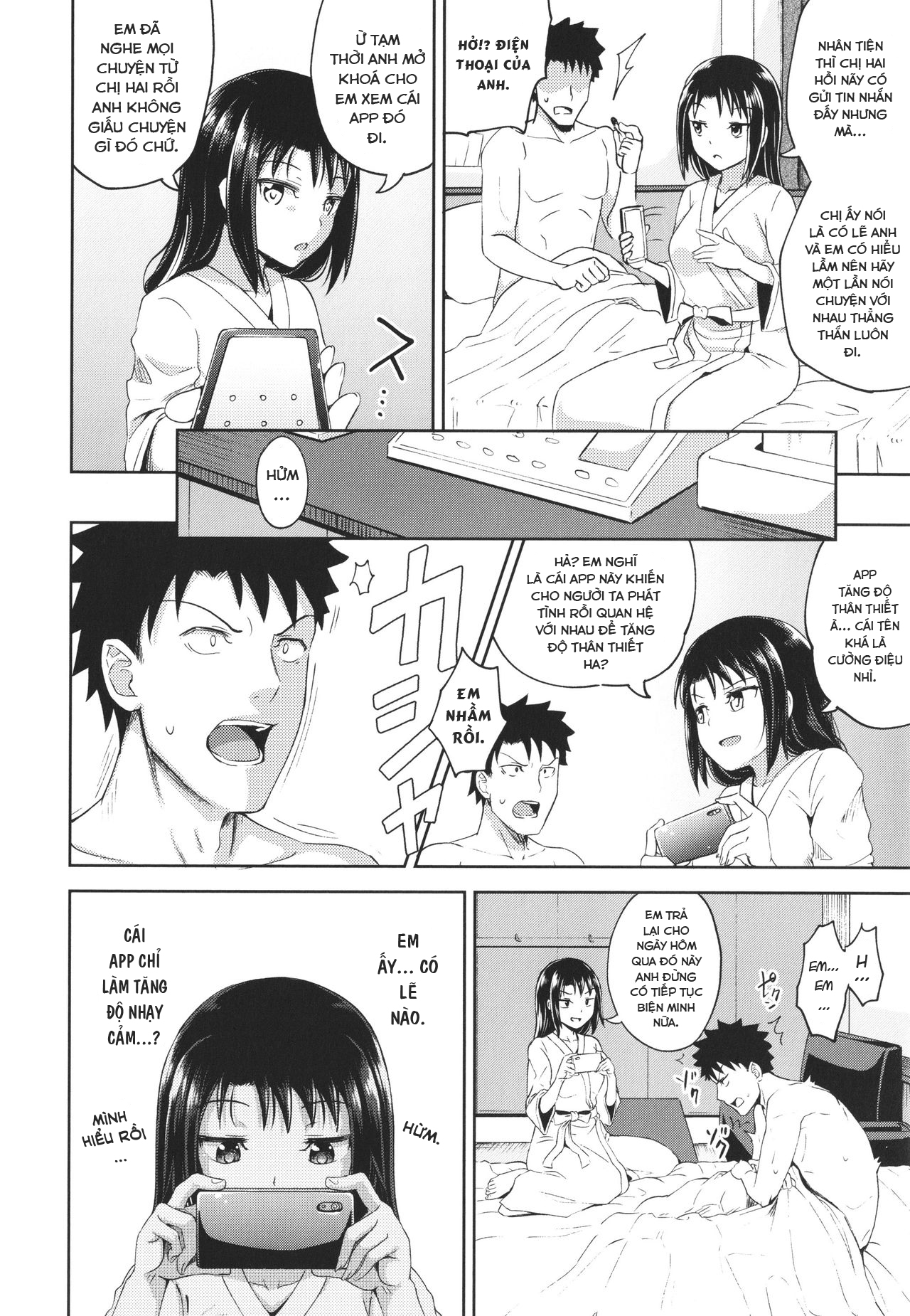 Đọc truyện hentai Ứng Dụng Làm Bạn Nwngs - Chap 4: e gái