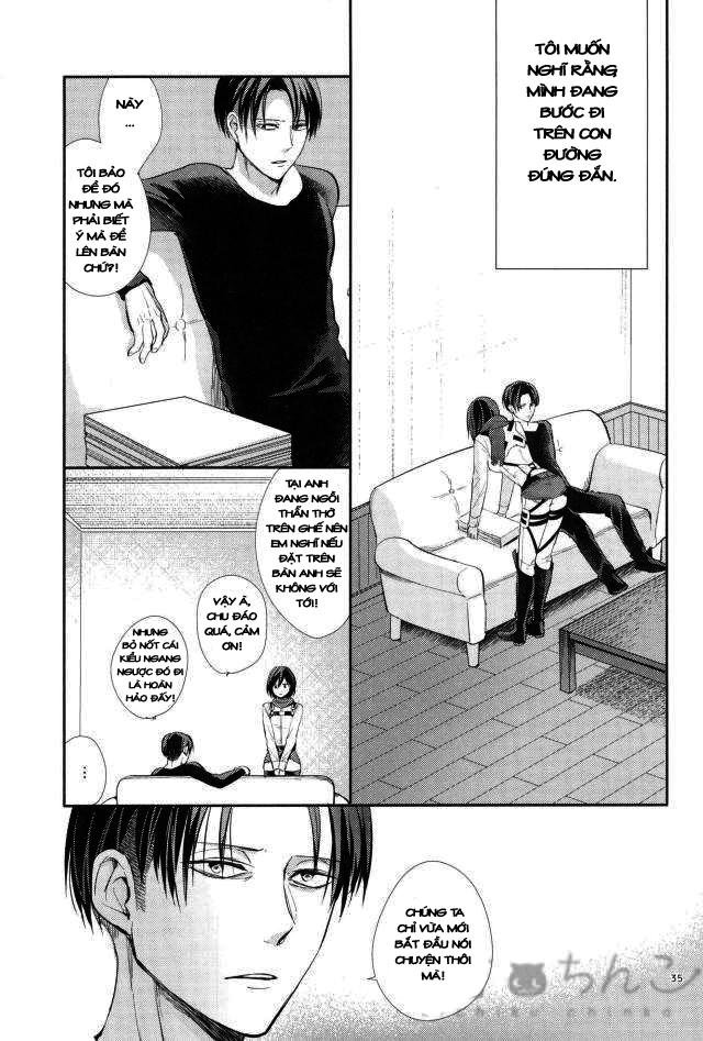 Đọc truyện hentai Ánh sáng phía bên kia (Shingeki no Kyojin) - Oneshot