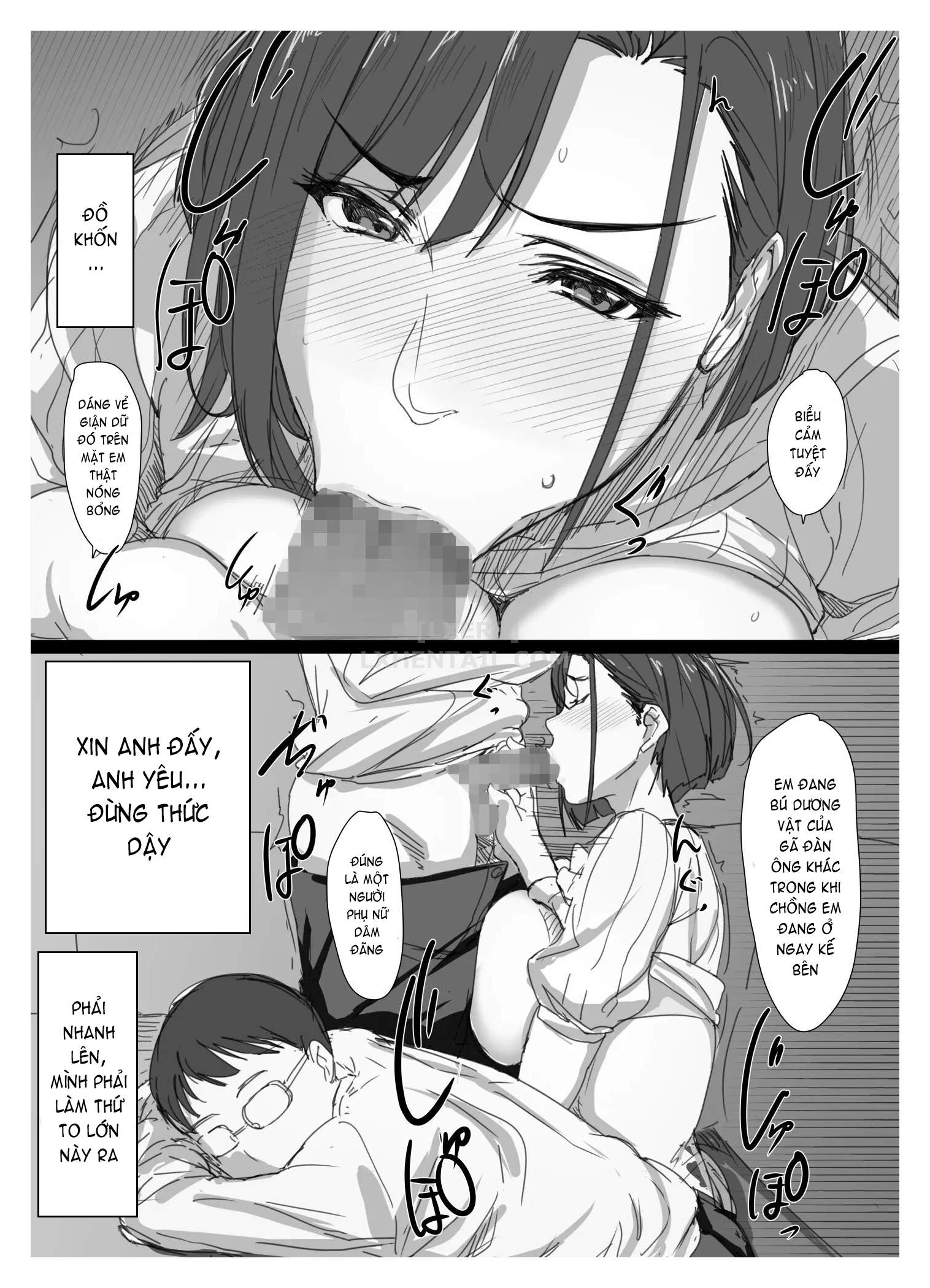 Đọc truyện hentai Kouman Tsuma ga Netorarete - Oneshot