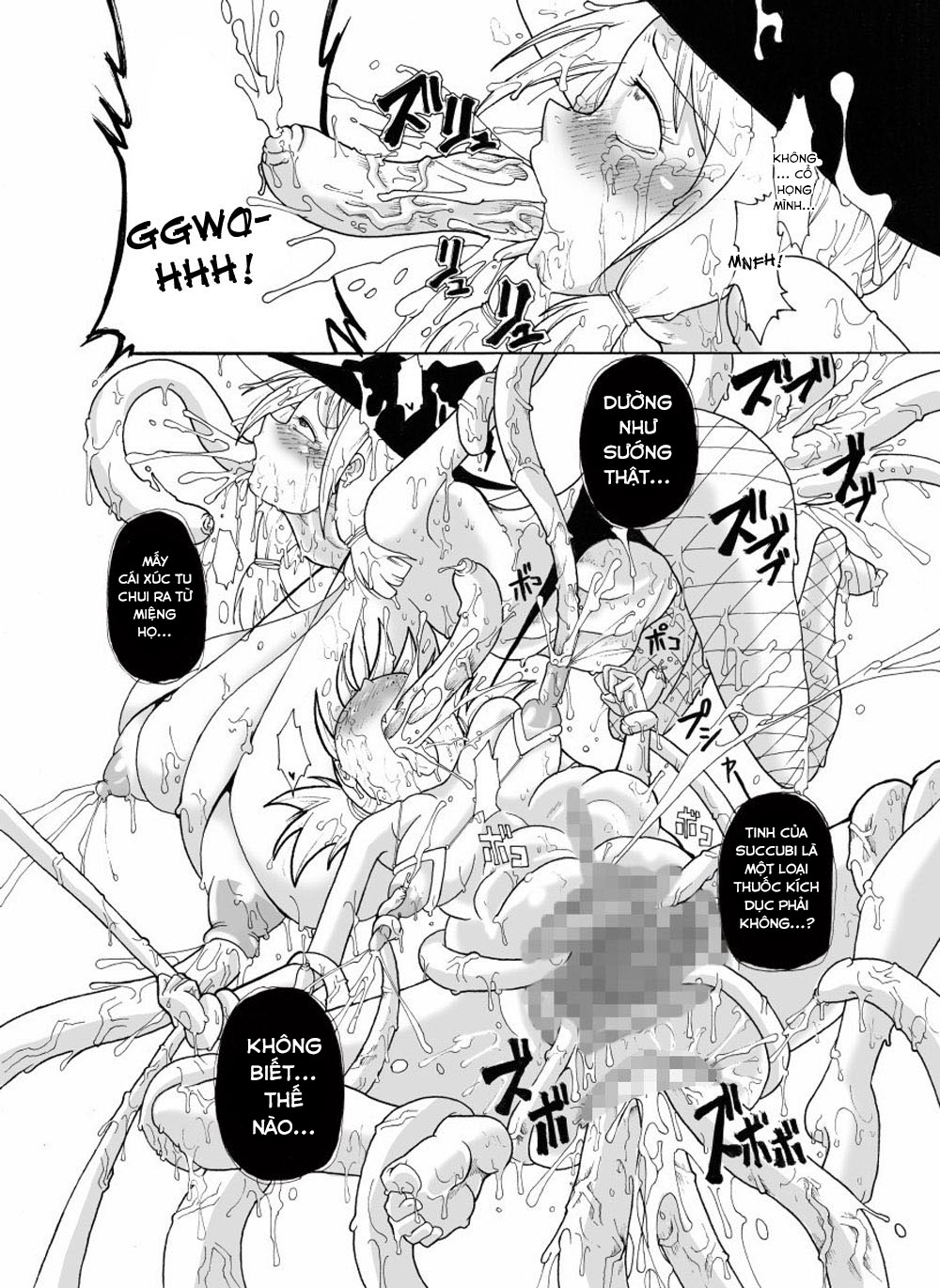 Đọc truyện hentai Kankin Tairankou!! Succubus no Kan - Oneshot