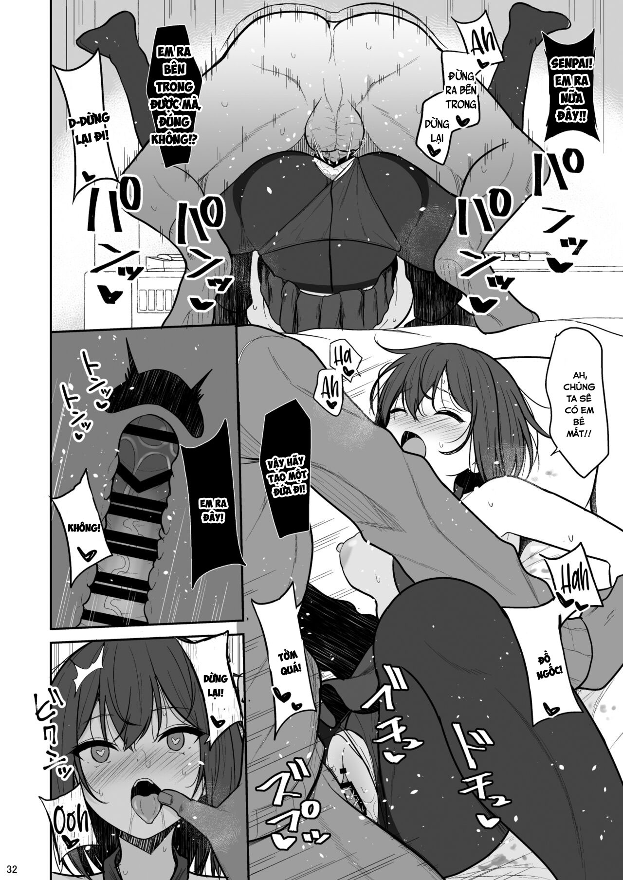 Đọc truyện hentai Tsumetai Senpai ga Mukyoka Nakadashi Sareru made - Oneshot