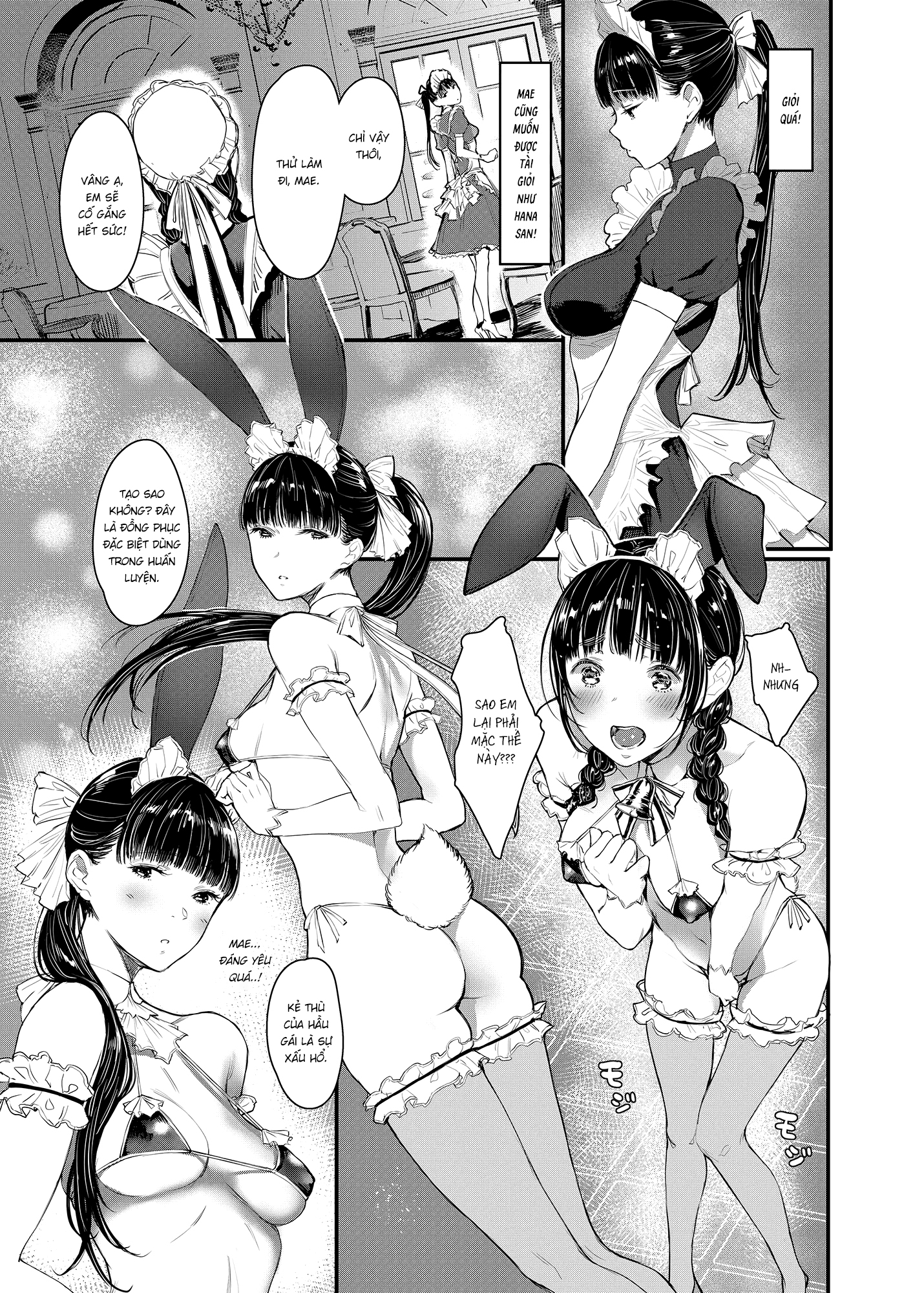 Đọc truyện hentai Học viện thiên nga hầu gái - Oneshot