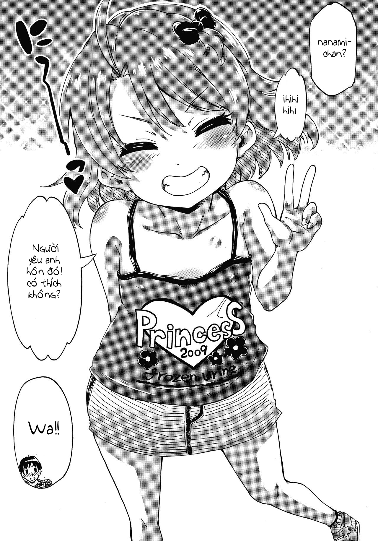 Đọc truyện hentai Trông vậy thôi nhưng chúng em có kinh nghiệm rồi đó ! - Chap 1, Gặp nanami-chan trong nhà vệ sinh nữ