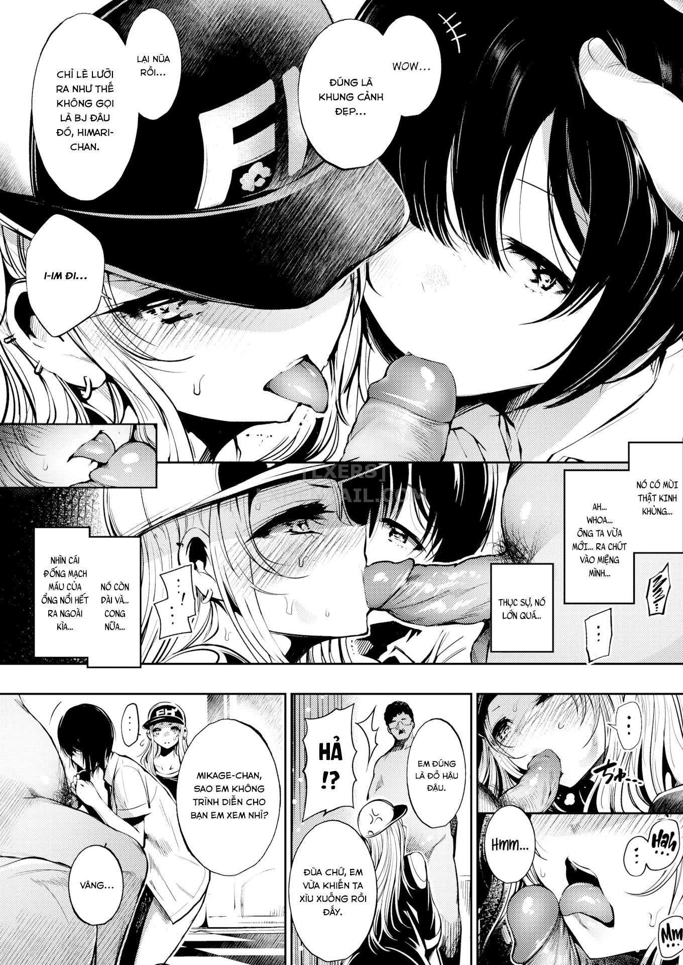 Đọc truyện hentai Nighttime Sleepover Friends - Oneshot