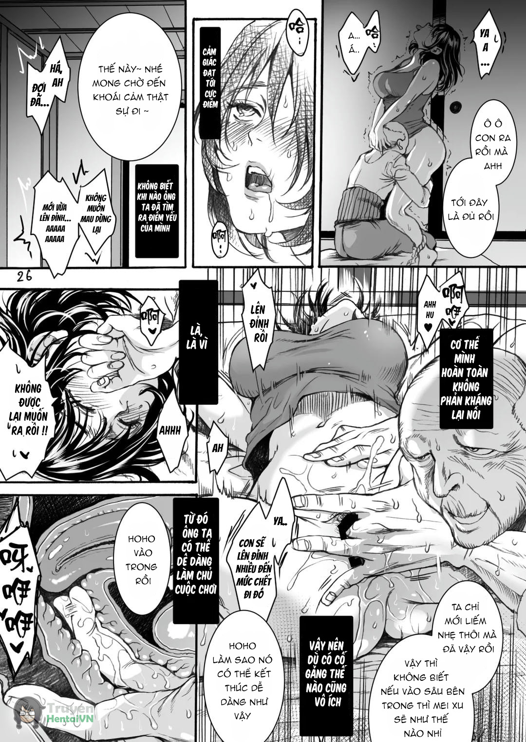 Đọc truyện hentai Tắm cho lão già dâm dục - Oneshot