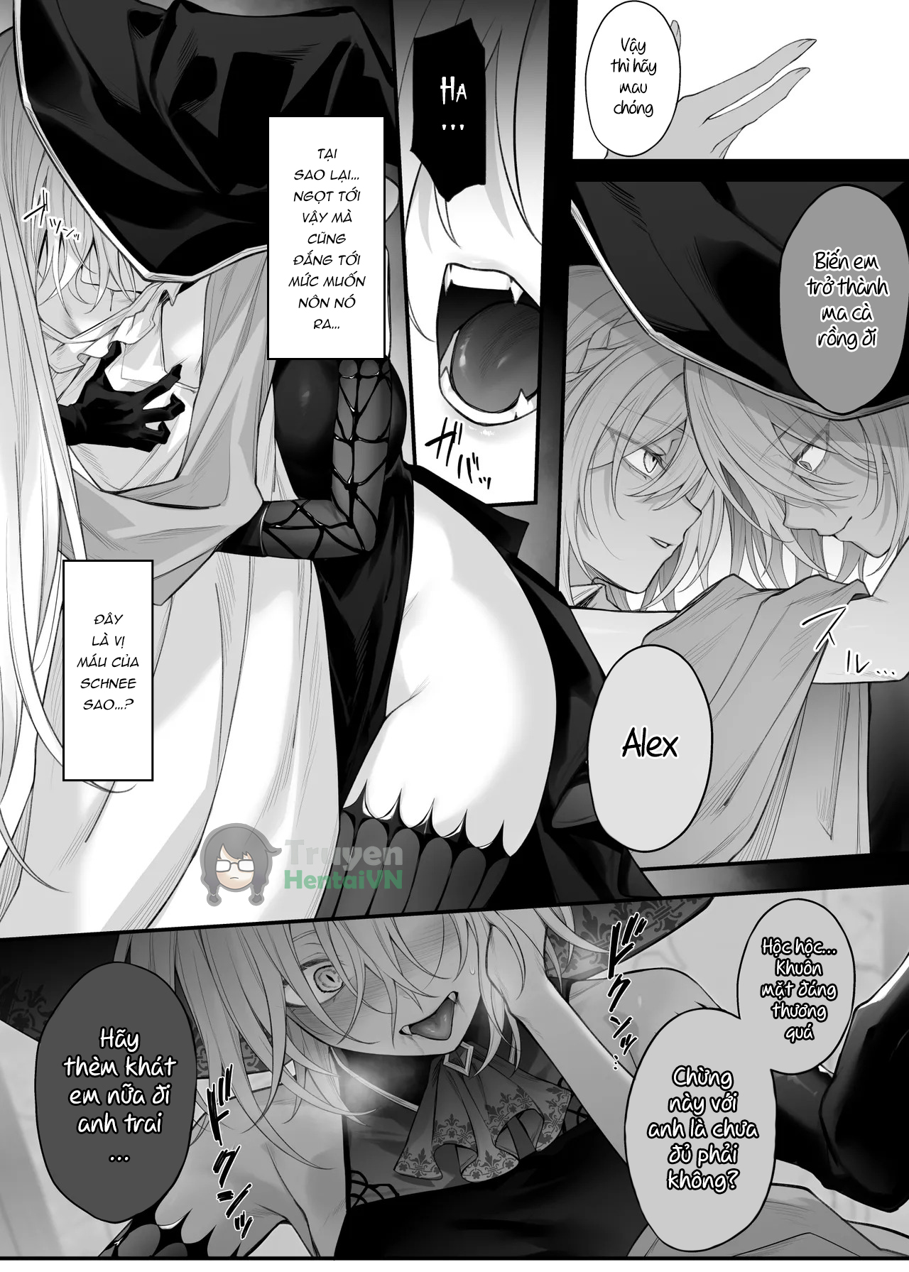 Đọc truyện hentai Juketsu no Majo Alexia wa Mou Otoko ni Modorenai - Chap 2