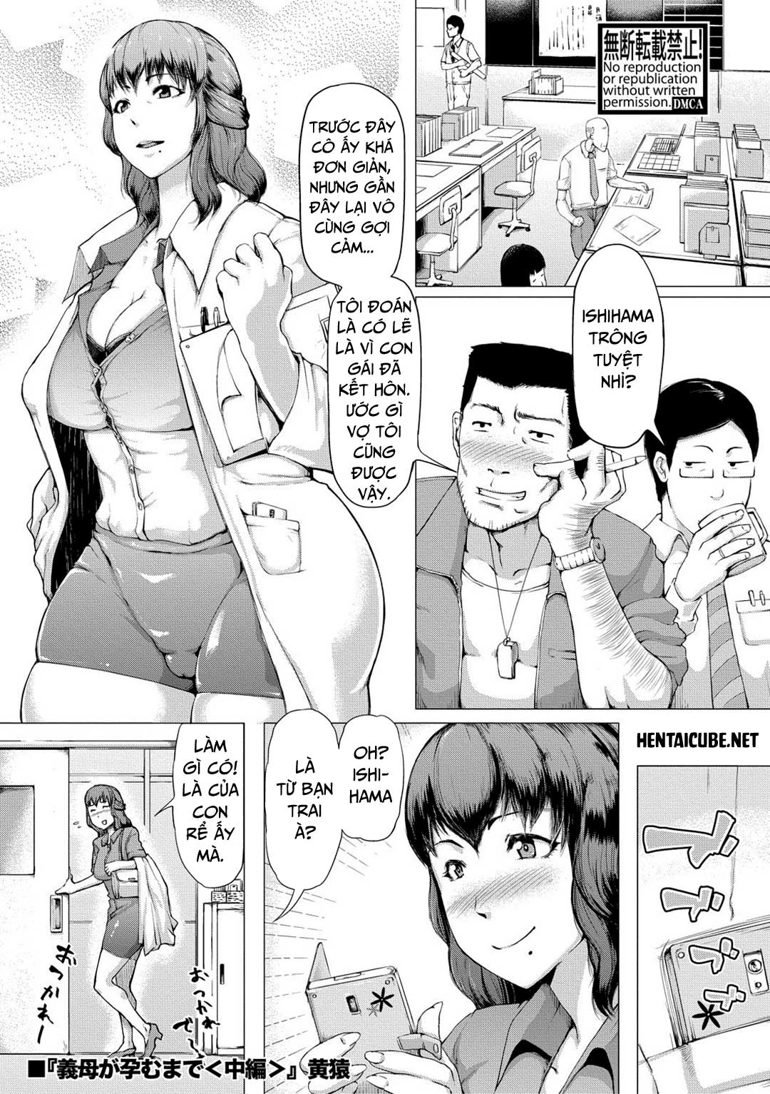 Đọc truyện hentai Cho đến khi mẹ vợ có thai - Chap 2