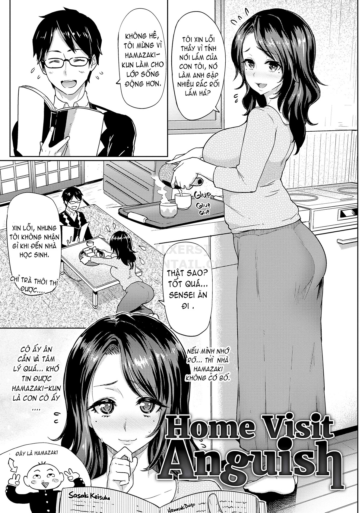 Đọc truyện hentai Let's Get Horny - Chap 8 - Home Visit Anguish
