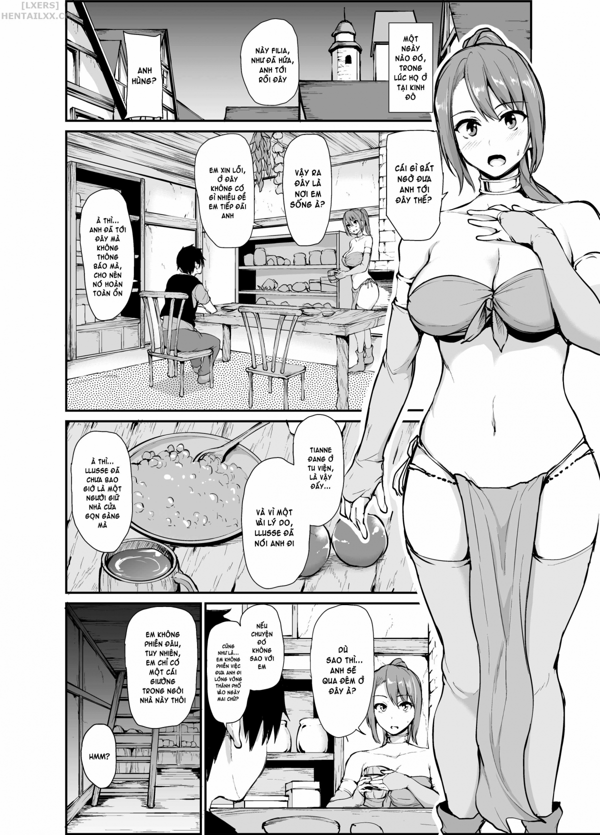 Đọc truyện hentai Tales of a Harem in Another World - Chap 3.5