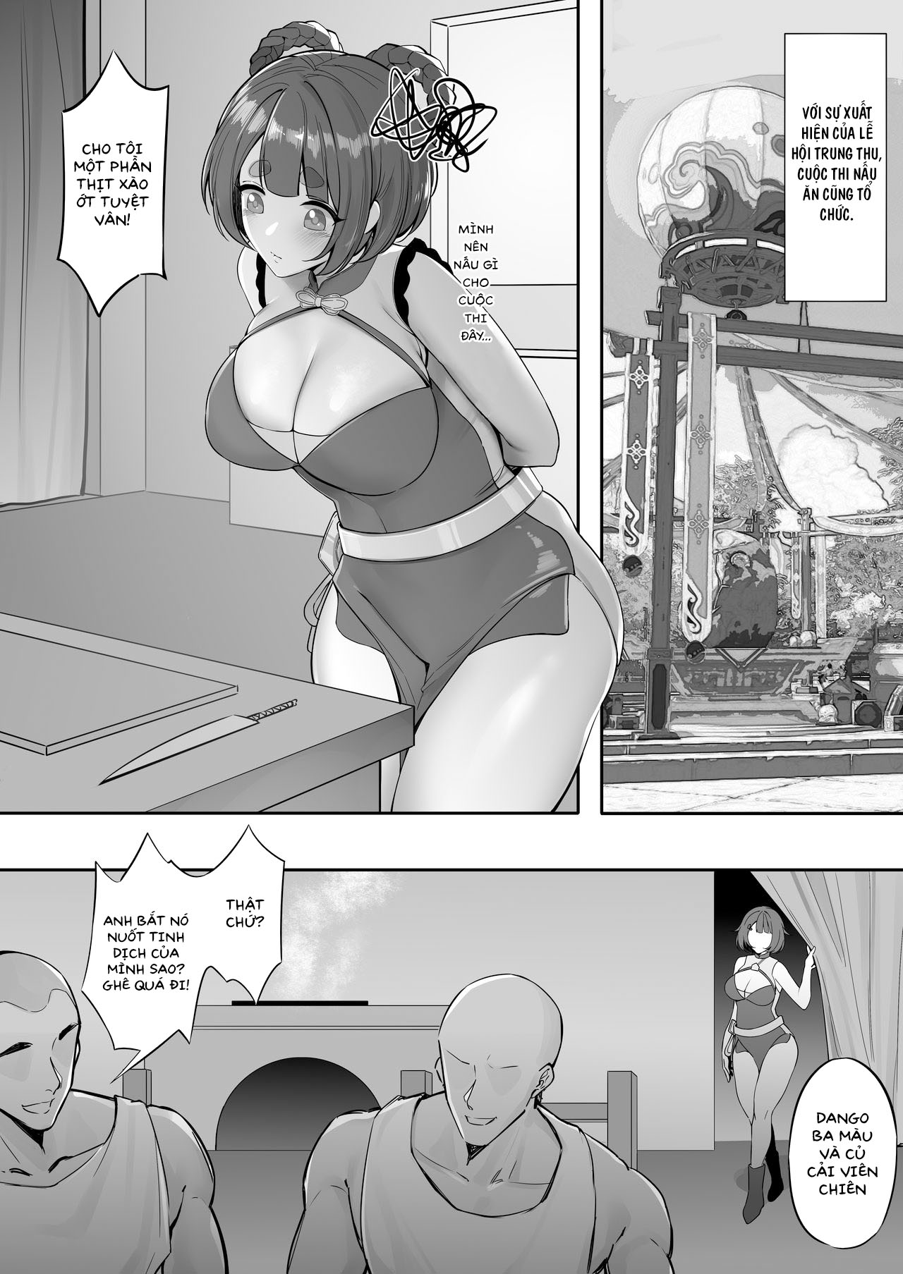 Đọc truyện hentai Cuộc thi ẩm thực trung thu của Xiangling - Oneshot