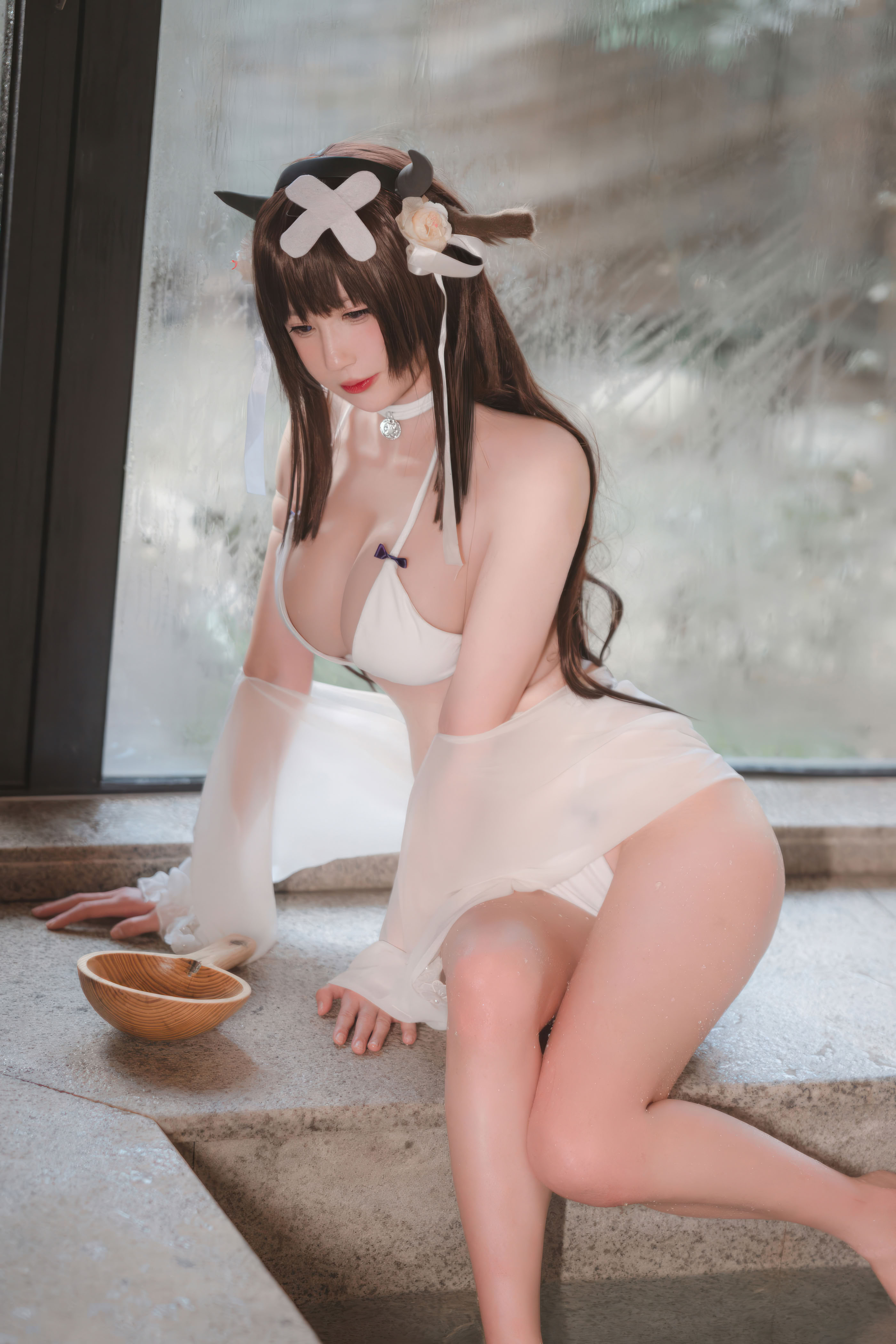 Đọc truyện hentai Tuyển tập Albums siêu phẩm Cosplay - Chap 1345 - Saionji Minami - Azur Lane Kashino Bikini