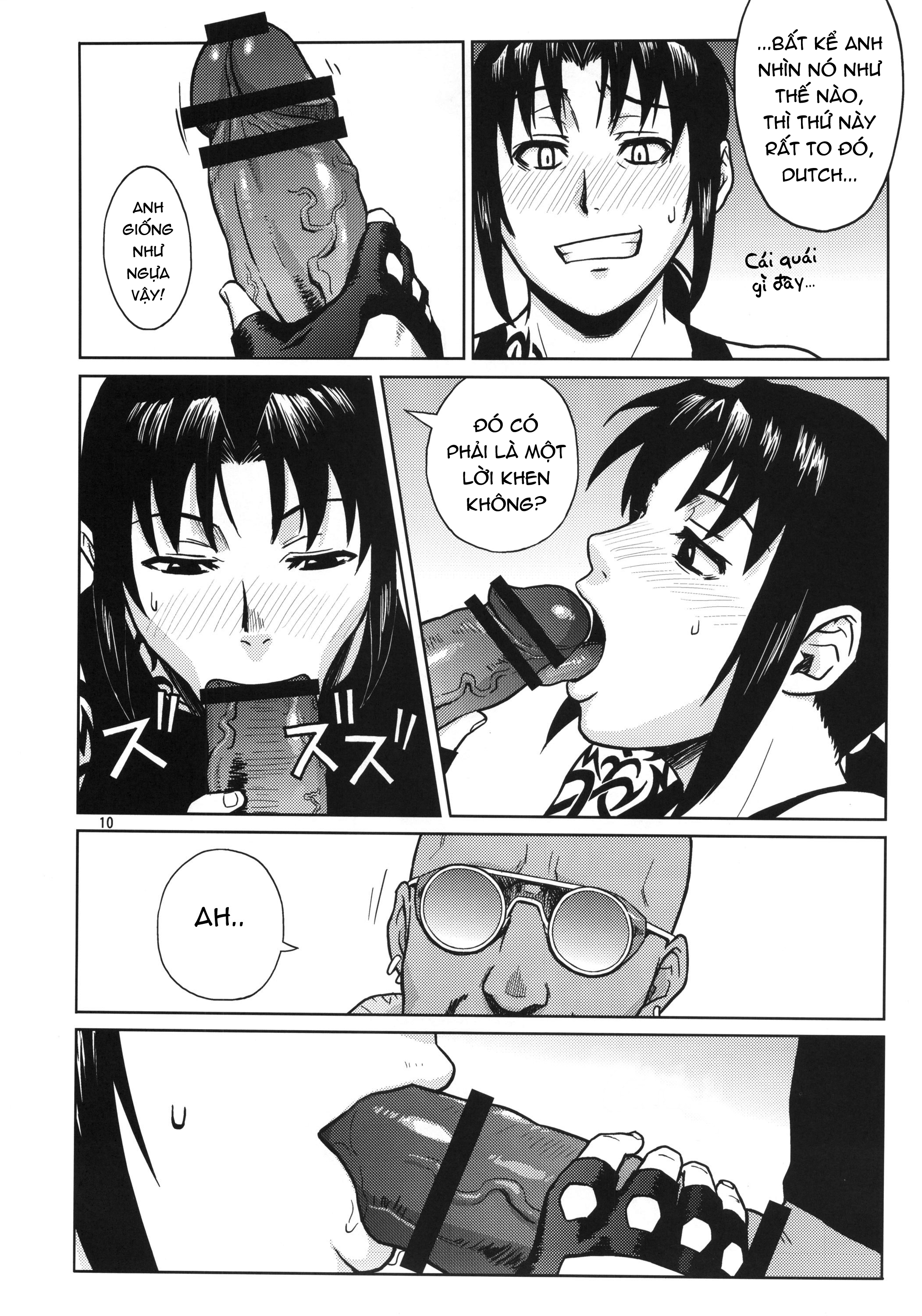 Đọc truyện hentai SUPER BIG SIZE! (BLACK LAGOON) - Oneshot