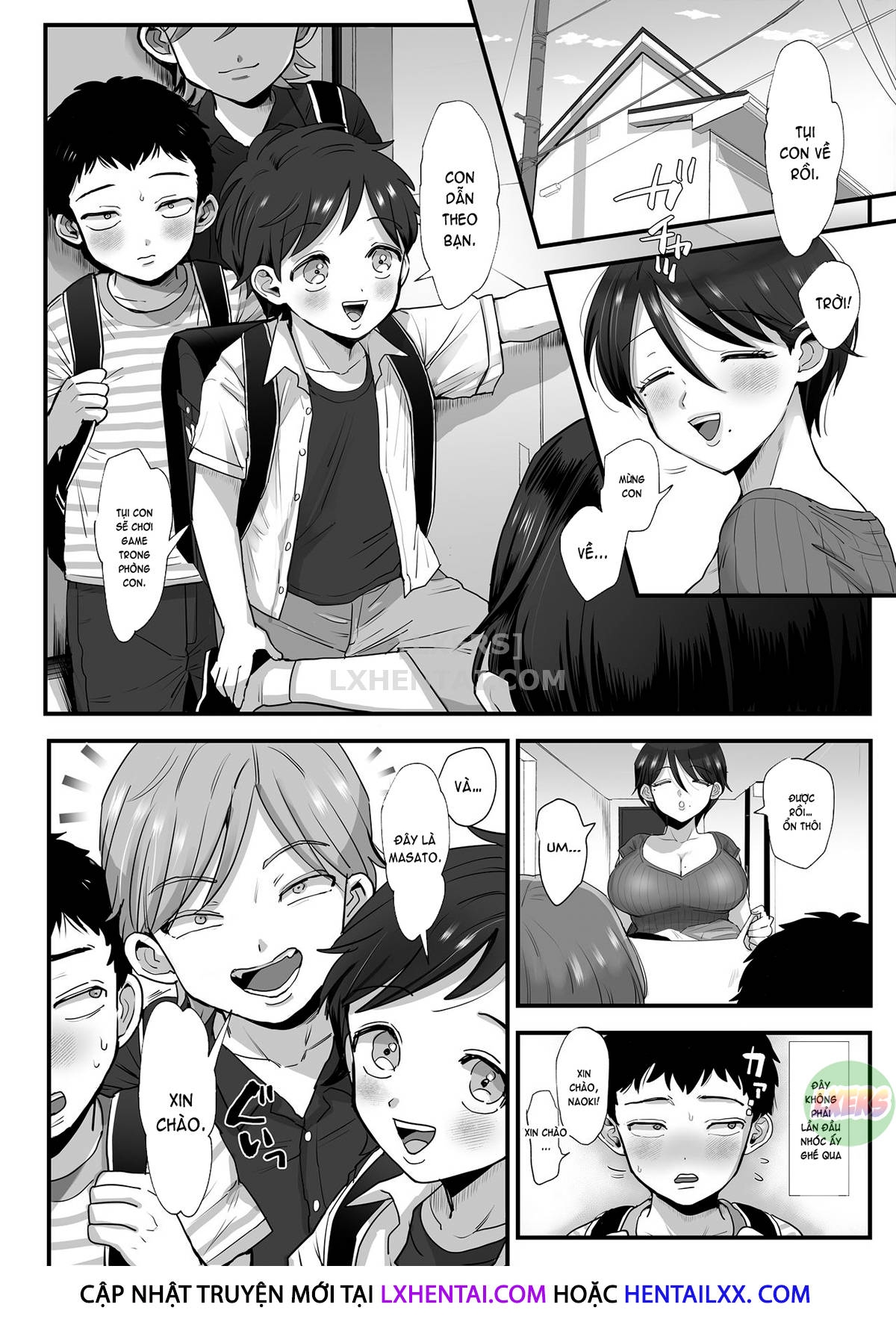 Đọc truyện hentai A Narrow-Eyed Gentle Big-Breasted Mama - Chap 1