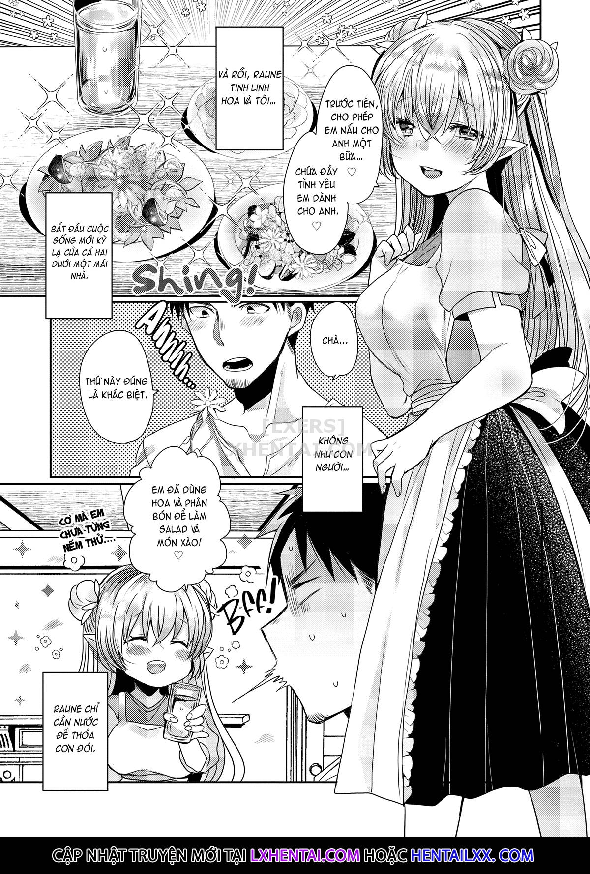 Đọc truyện hentai Monster Girls With a Need for Seed - Chap 9 - Damp with Love and Dew