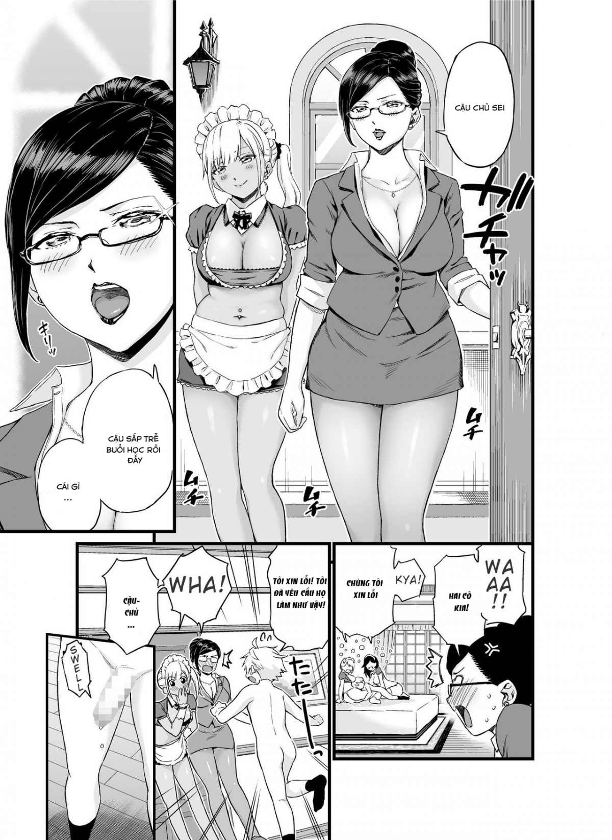 Đọc truyện hentai Bocchama wa Oppai Milk de Otawamure - Oneshot