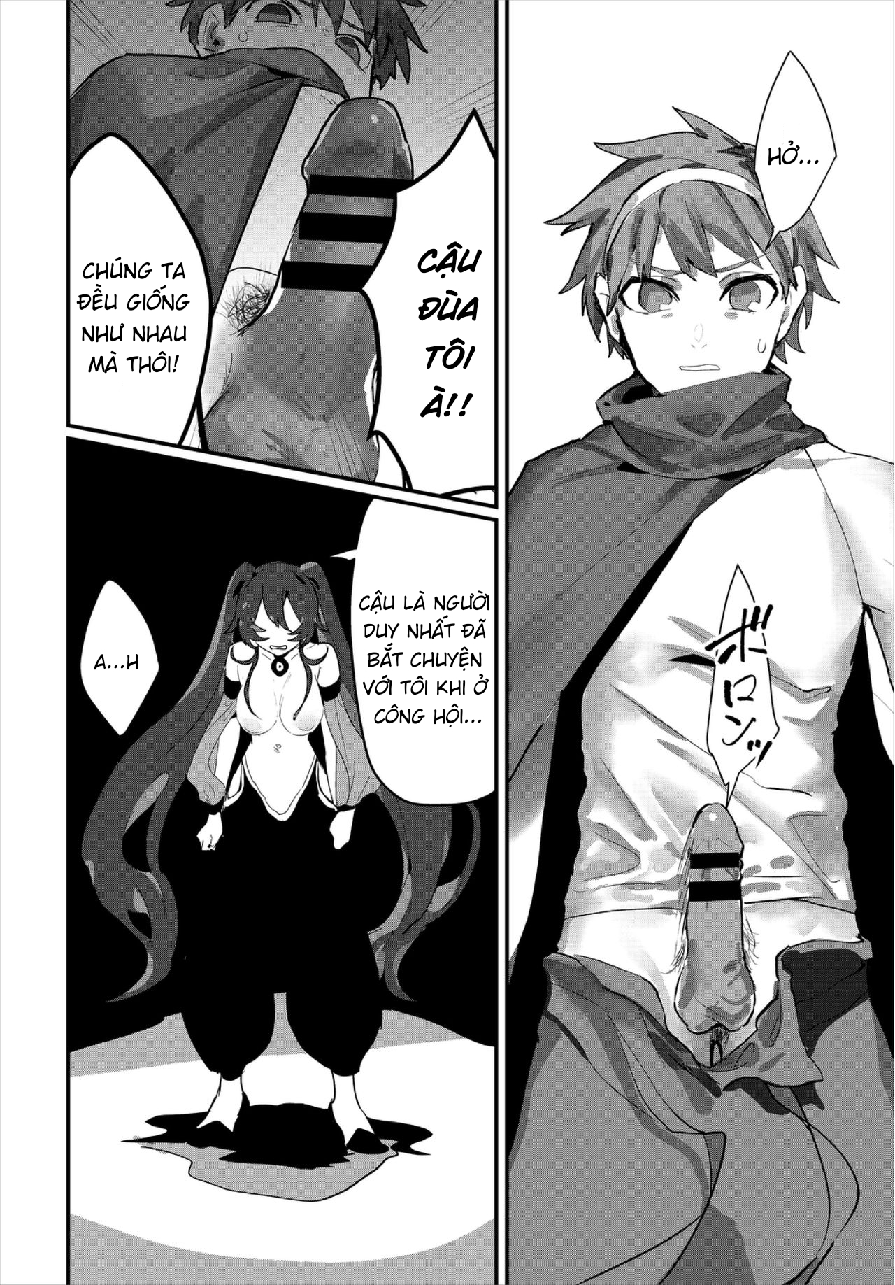 Đọc truyện hentai Đang dọn hầm ngục thì... - Oneshot