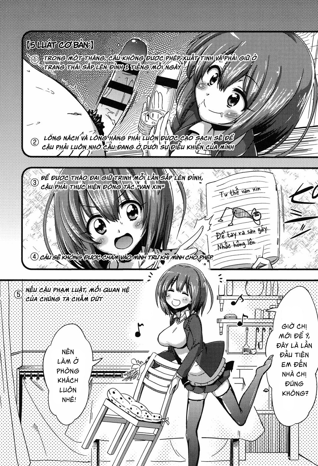 Đọc truyện hentai Tôi Là Nô Lệ Của Cô Ấy - Chap 1 M level 1