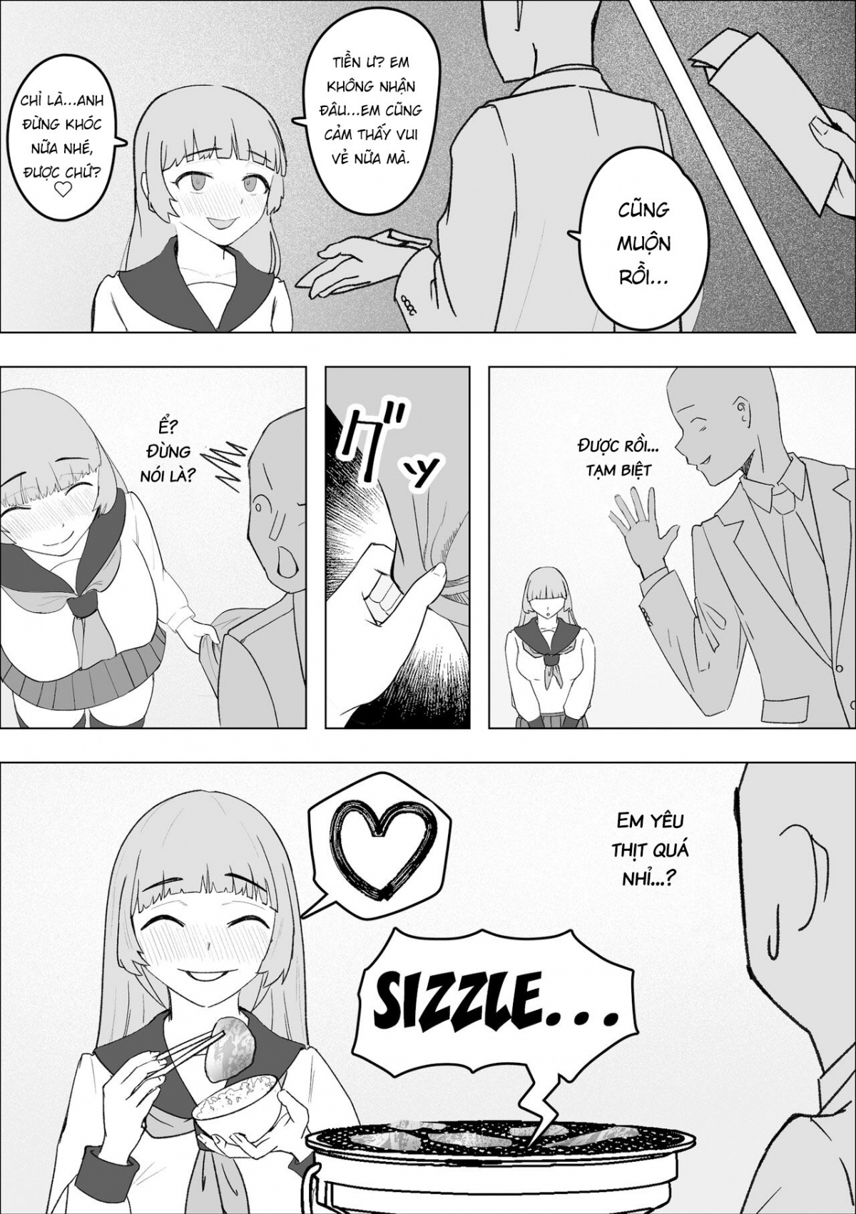 Đọc truyện hentai Tabe Gal -Muchimuchi Tennen Gal wa Papakatsu Shimasu- - Oneshot