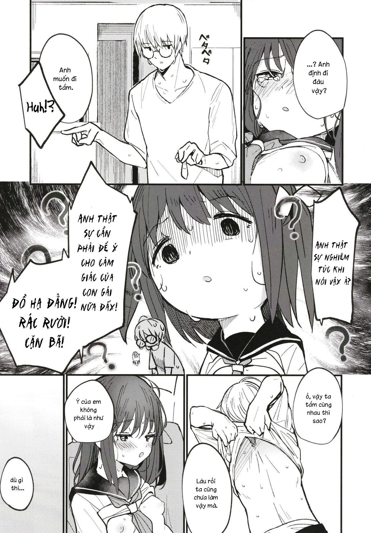 Đọc truyện hentai Onii-chan wa mada Natsuyasumichuu dakara Sex Shitemita - Oneshot - NGỌT