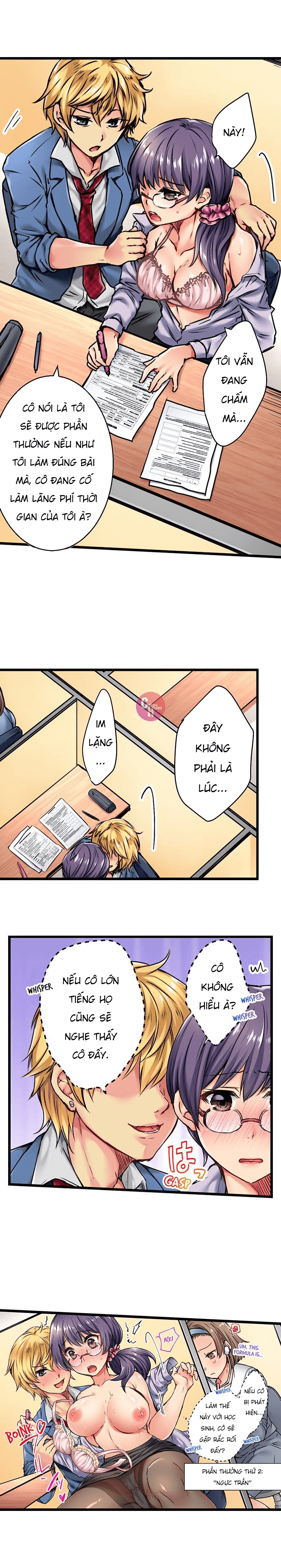 Đọc truyện hentai Thưởng cho học sinh bằng cách chịch! - Chap 2: Được thưởng