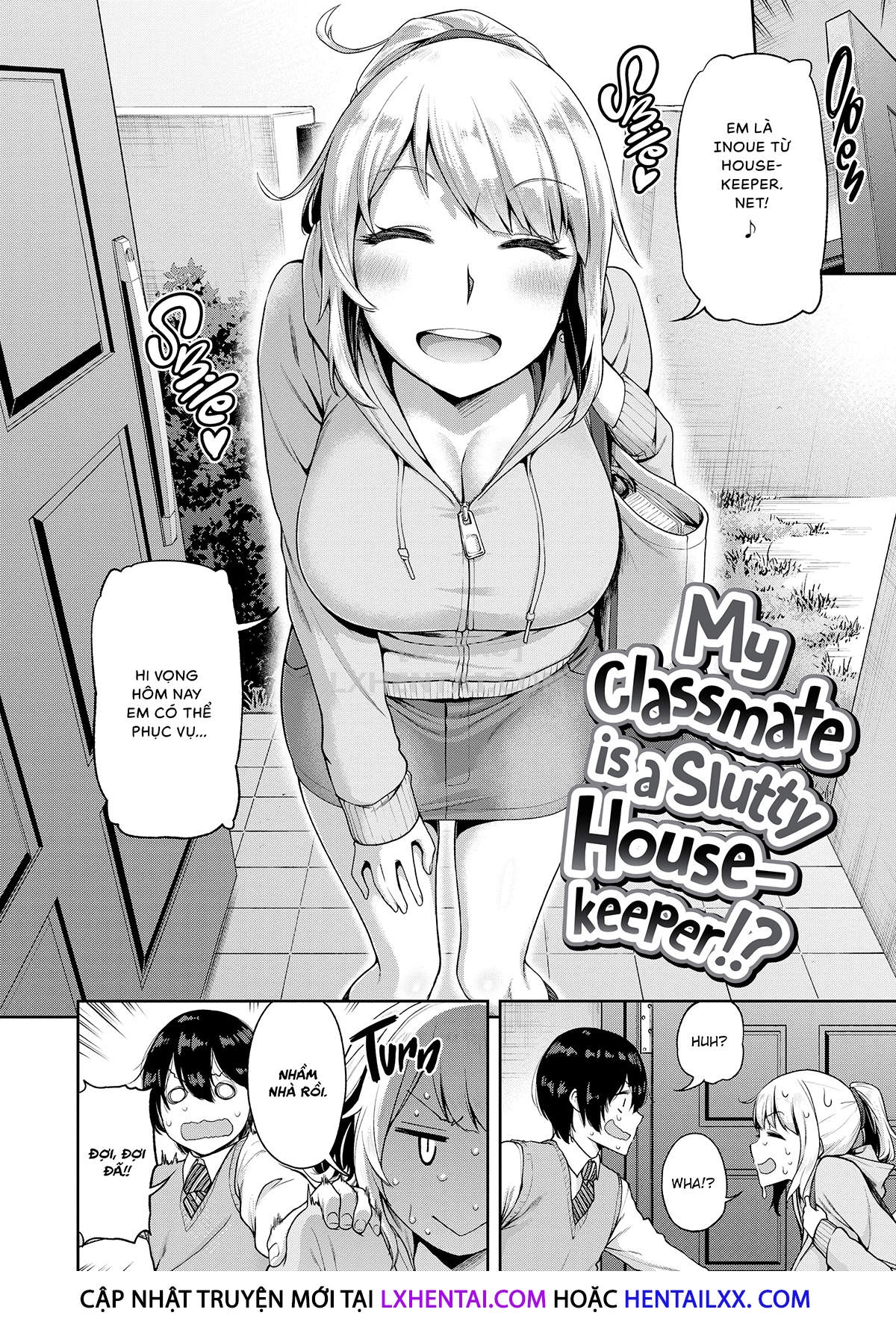 Đọc truyện hentai Holesome Gals!!! - Chap 7 - My Classmate is a Slutty Housekeeper!?