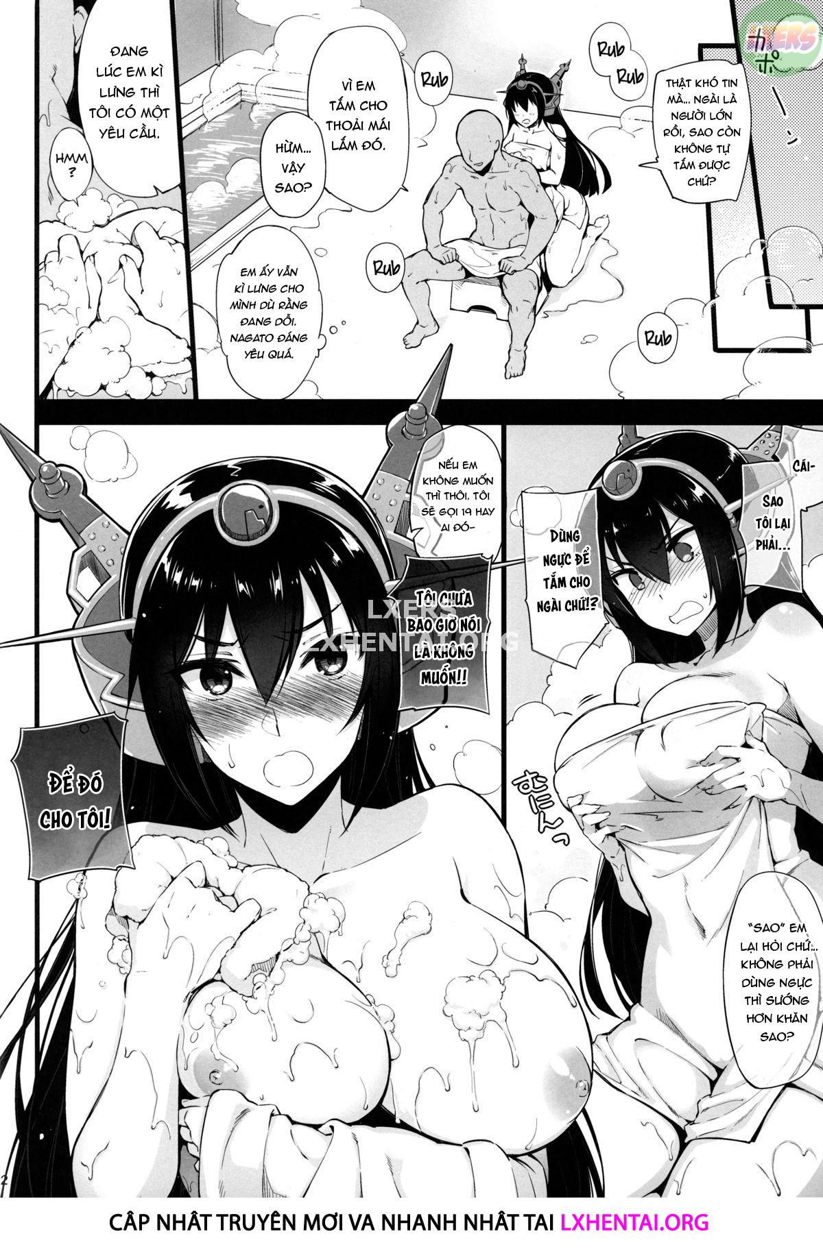 Đọc truyện hentai Rusuban Kan Nagato - Oneshot