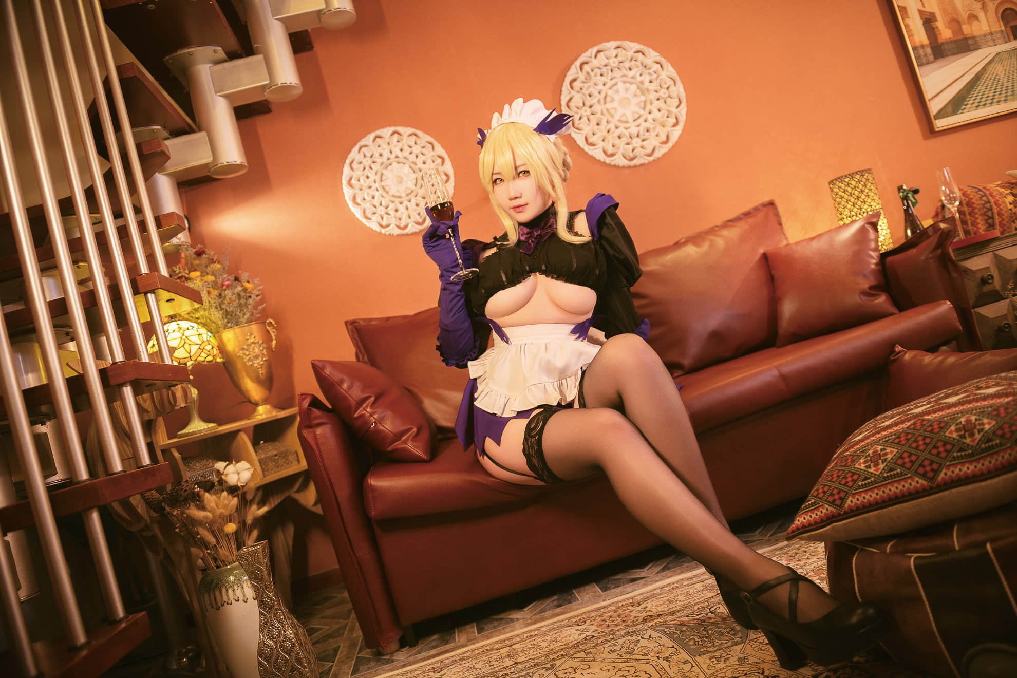 Đọc truyện hentai Tuyển tập Albums siêu phẩm Cosplay - Chap 863 - Benmomo is the last Maid