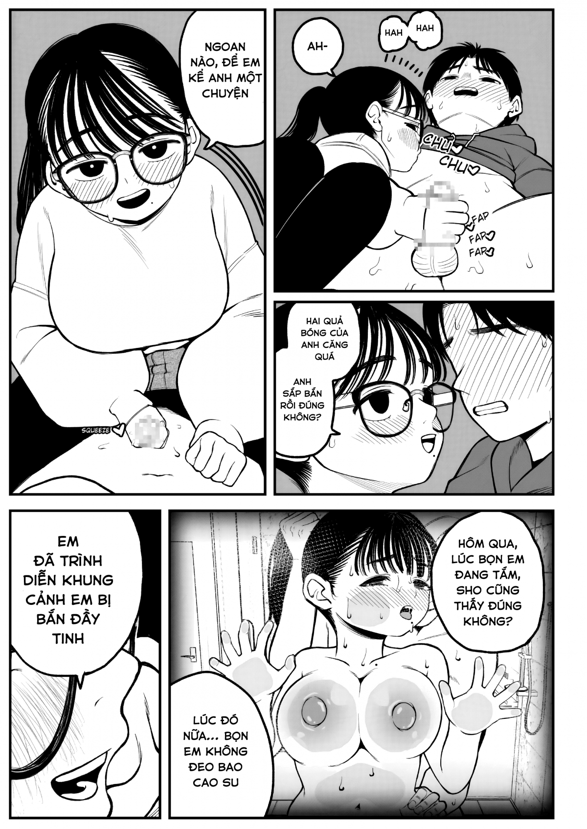 Đọc truyện hentai Kỳ nghỉ đông của tôi, bạn gái và chồng tôi - Oneshot.