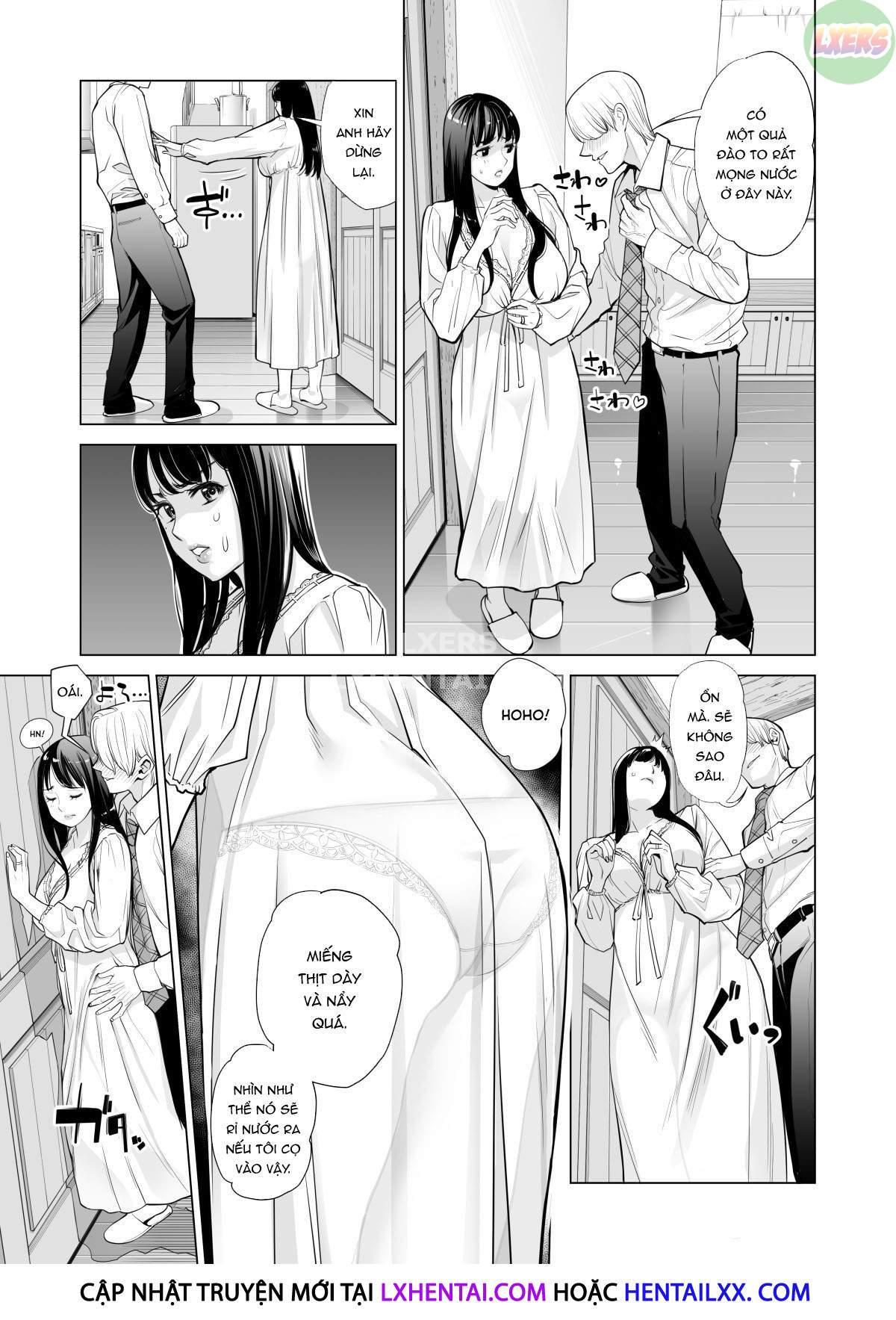 Đọc truyện hentai A Housewife Stolen By A Coworker Besides Her Blackout Drunk Husband - Chap 1