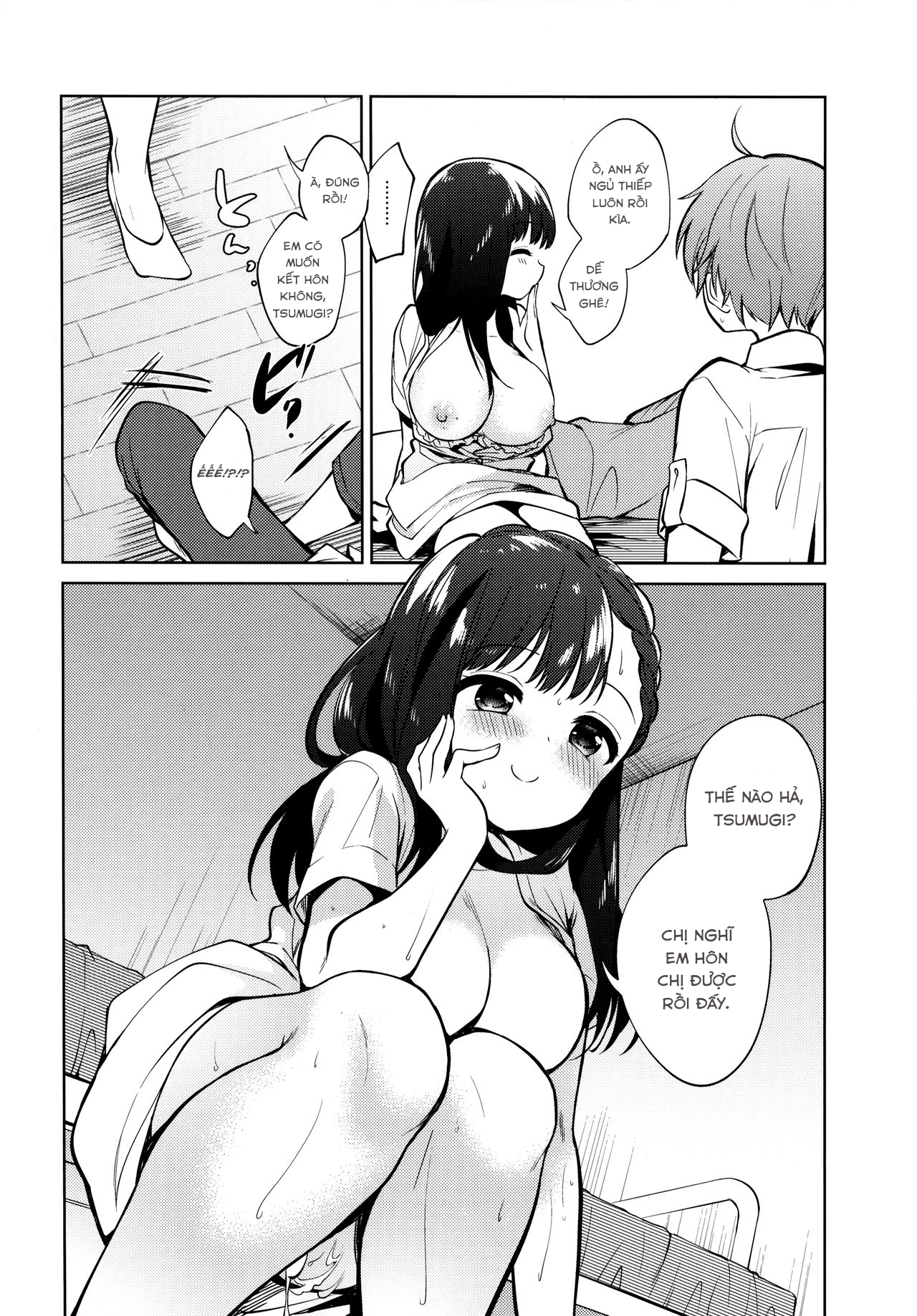 Đọc truyện hentai Loạn luân trước mặt bạn trai - Oneshot