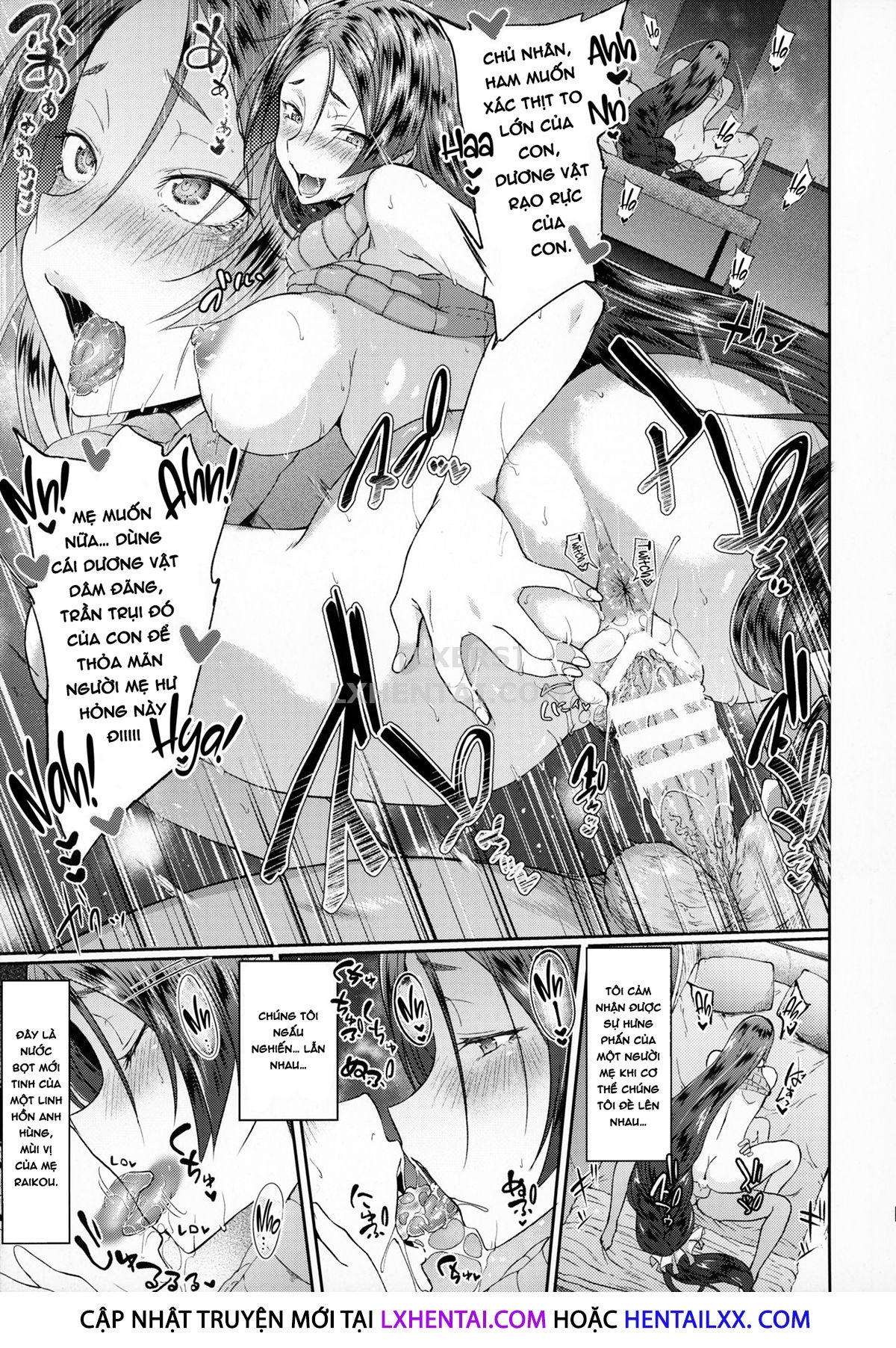 Đọc truyện hentai Raikou Mama Boseiteki Sakusei Nama Houshi. - Chap 2