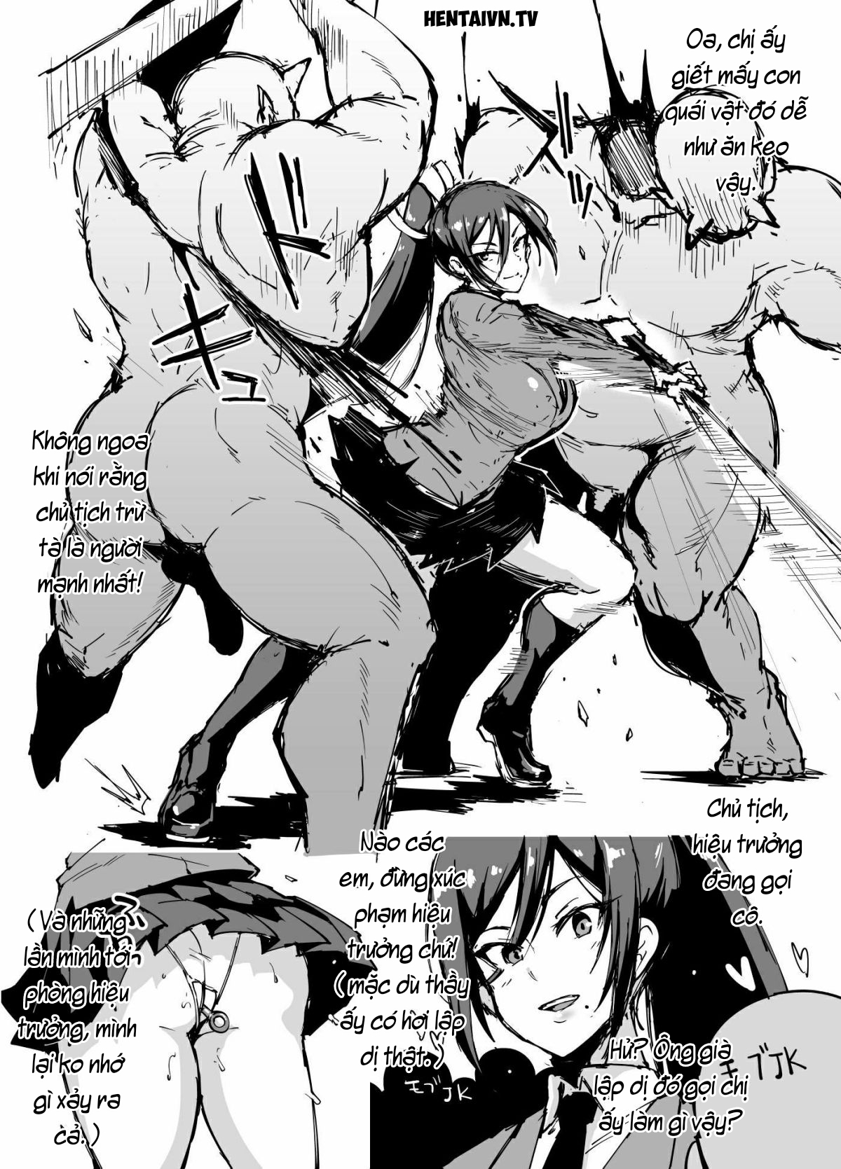 Đọc truyện hentai JK Taimabu Season 2 - Chap 12: Chủ tịch.