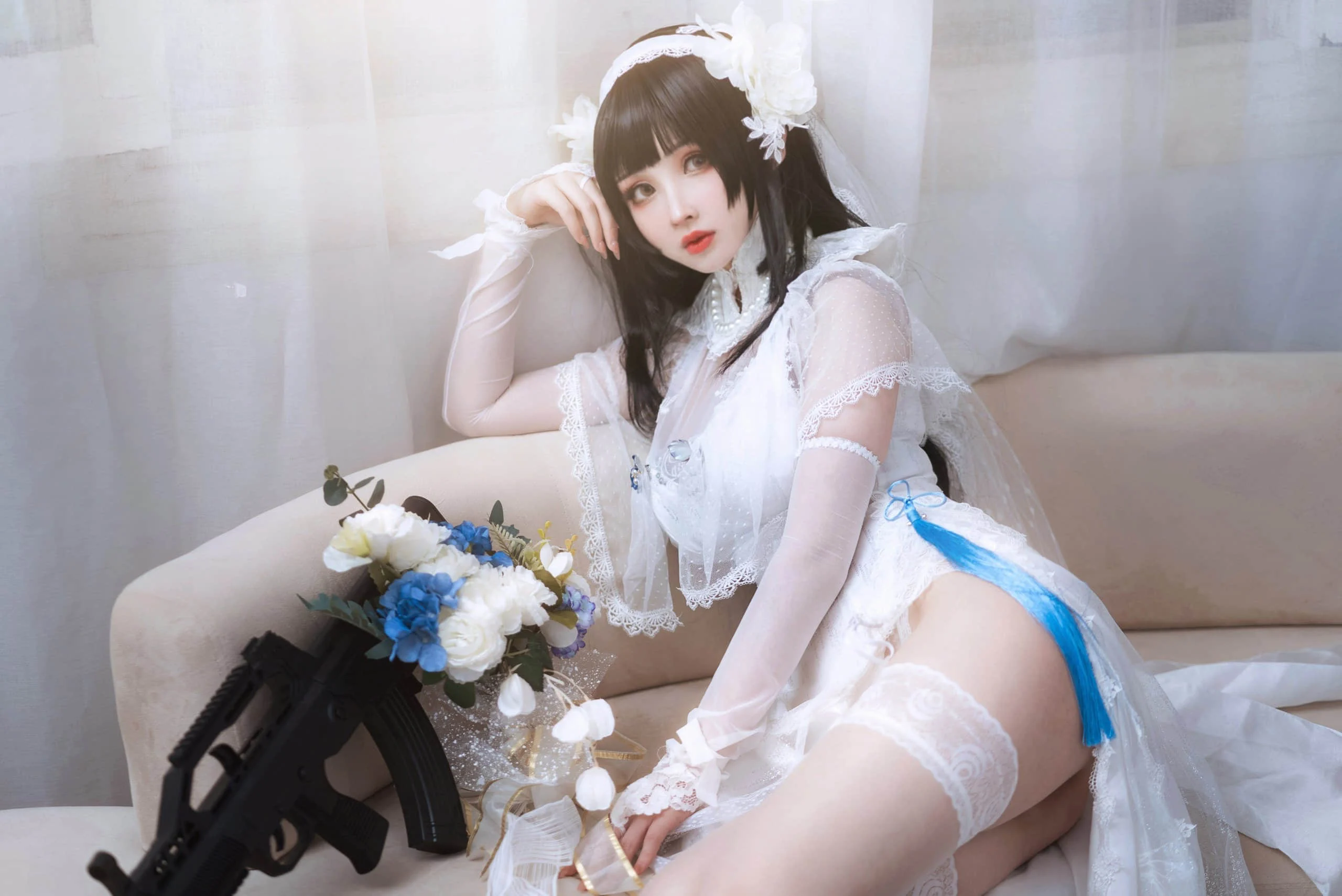 Đọc truyện hentai Tuyển tập Albums siêu phẩm Cosplay - Chap 789 - rioko - Type 95 (Girls is Frontline)