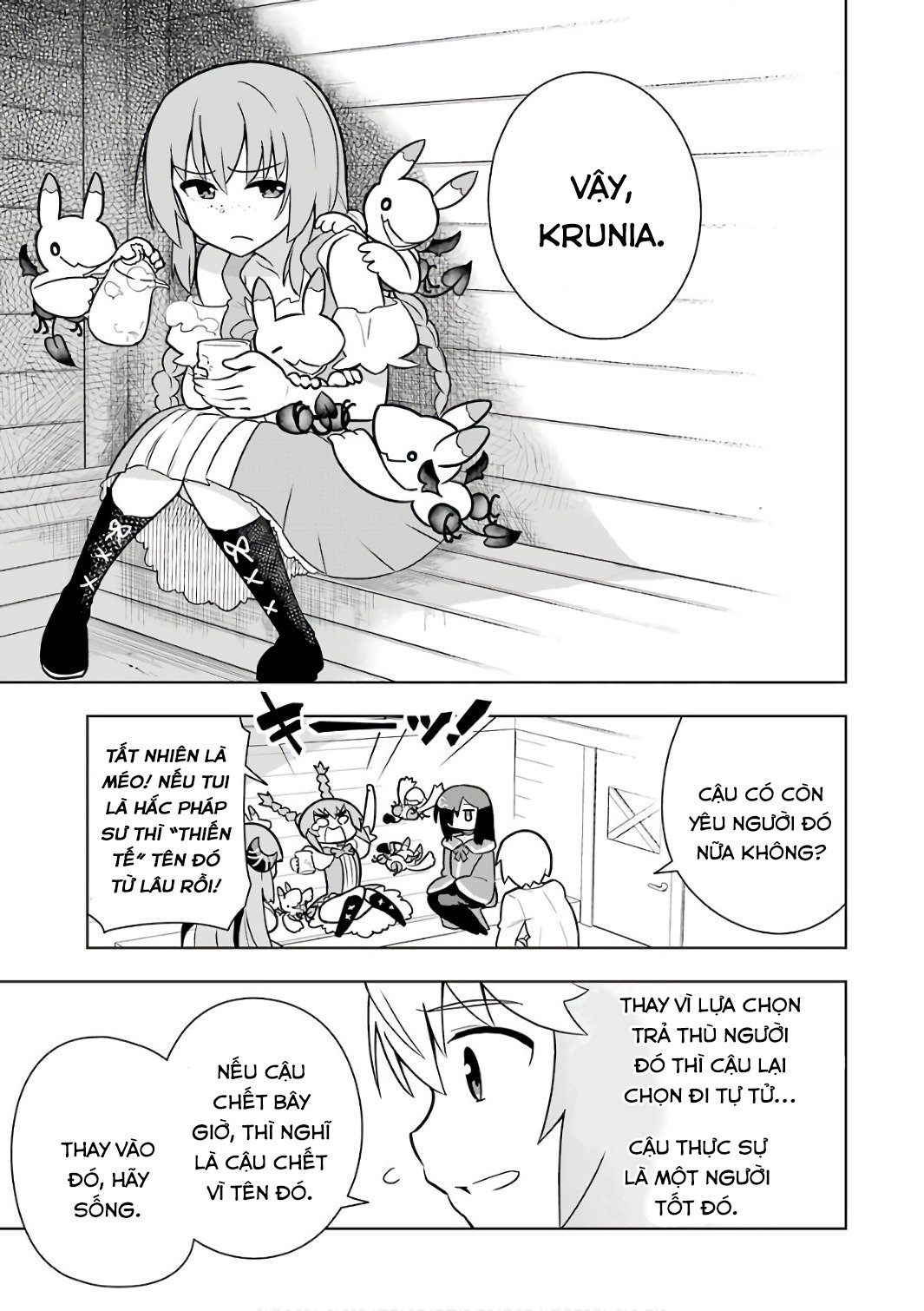 Đọc truyện hentai Tôi không có duyên với Bạch Ma Thuật, thế còn Hắc Ma Thuật thì sao? - Chap 4 [Nước ở đầm lầy rất lạnh, nhưng công ty lại rất ấm!]