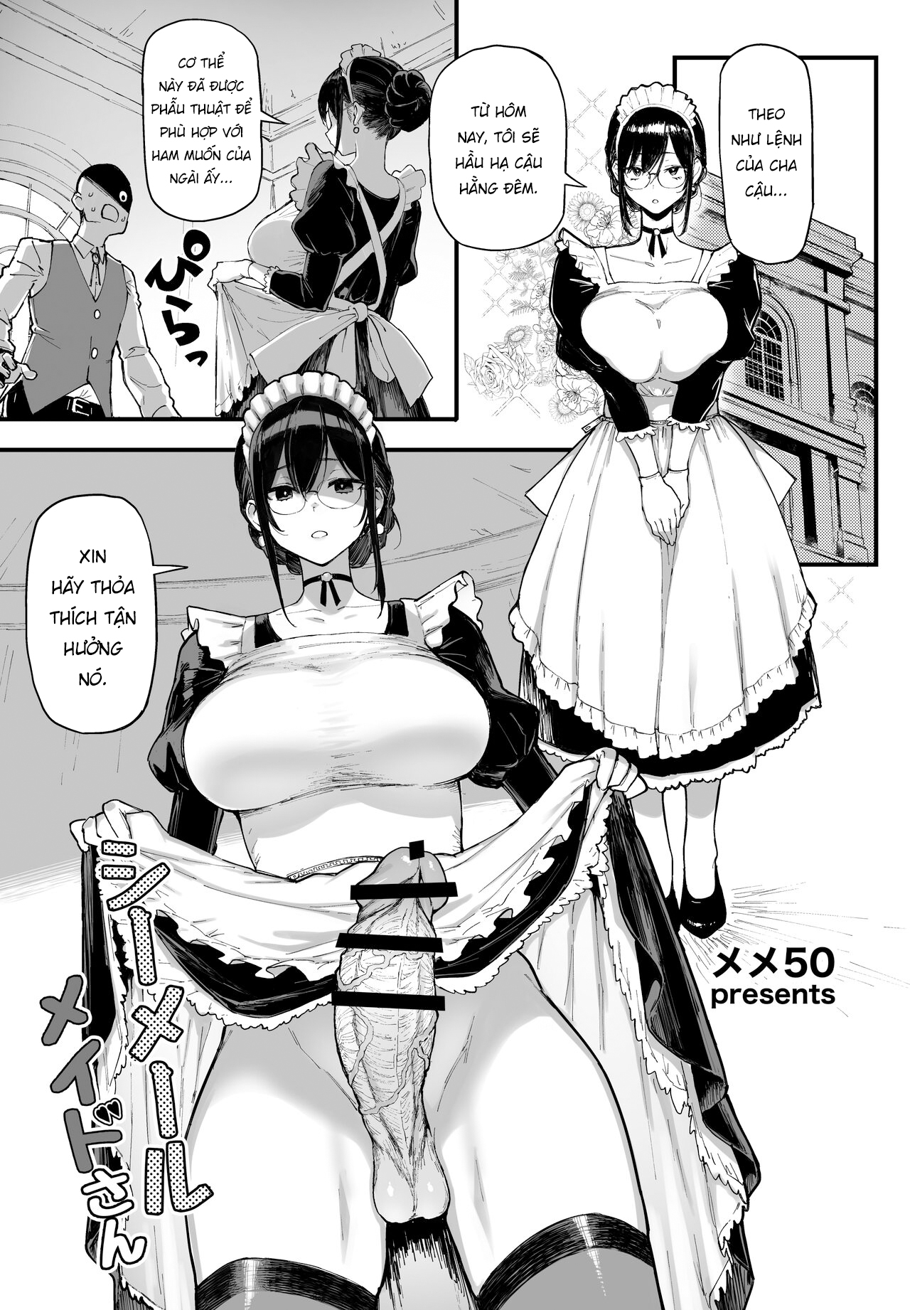 Đọc truyện hentai Nữ hầu gái có cu - Oneshot