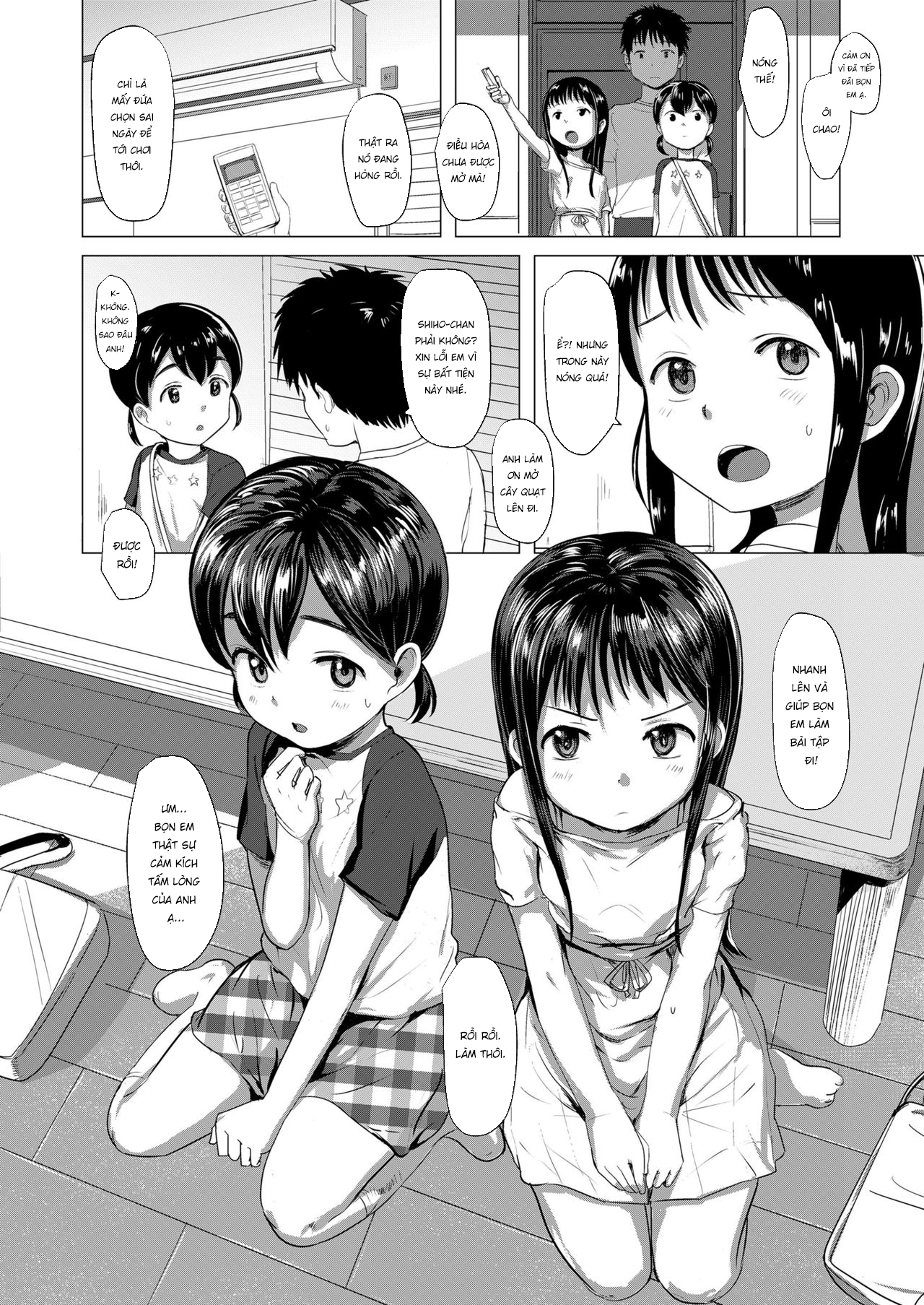 Đọc truyện hentai Kì Nghỉ Hè Nóng Bức - Oneshot