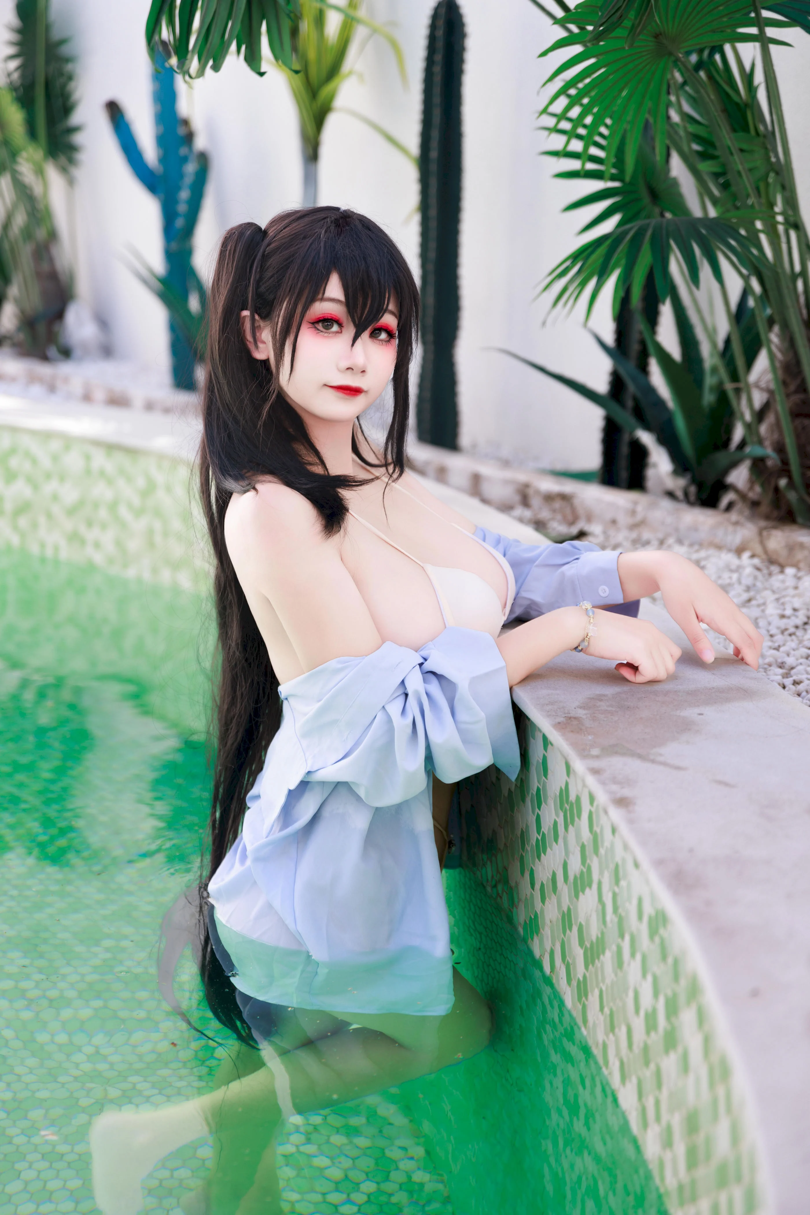 Đọc truyện hentai Tuyển tập Albums siêu phẩm Cosplay - Chap 1441 - Axue_yuki - Azur Lane Taihou Swimsuit