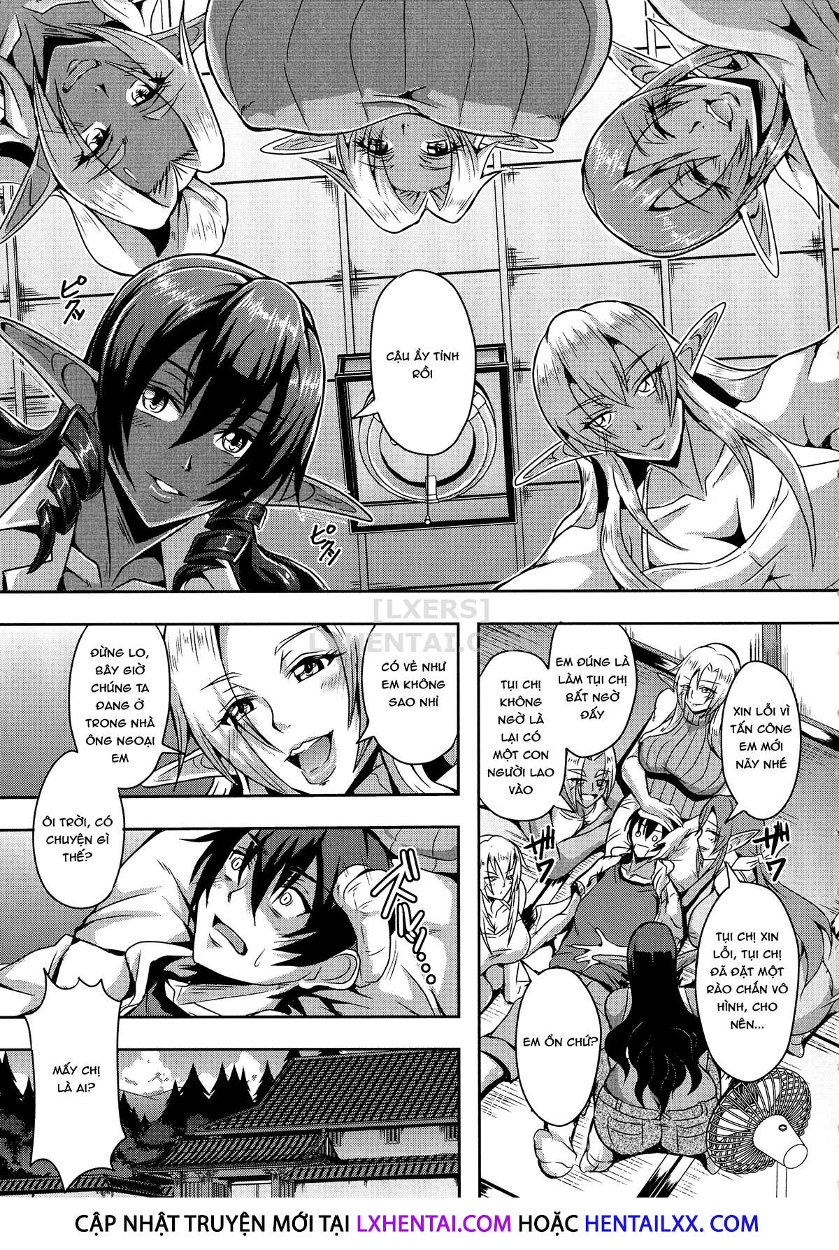 Đọc truyện hentai Elf Harem Story - Chap 1