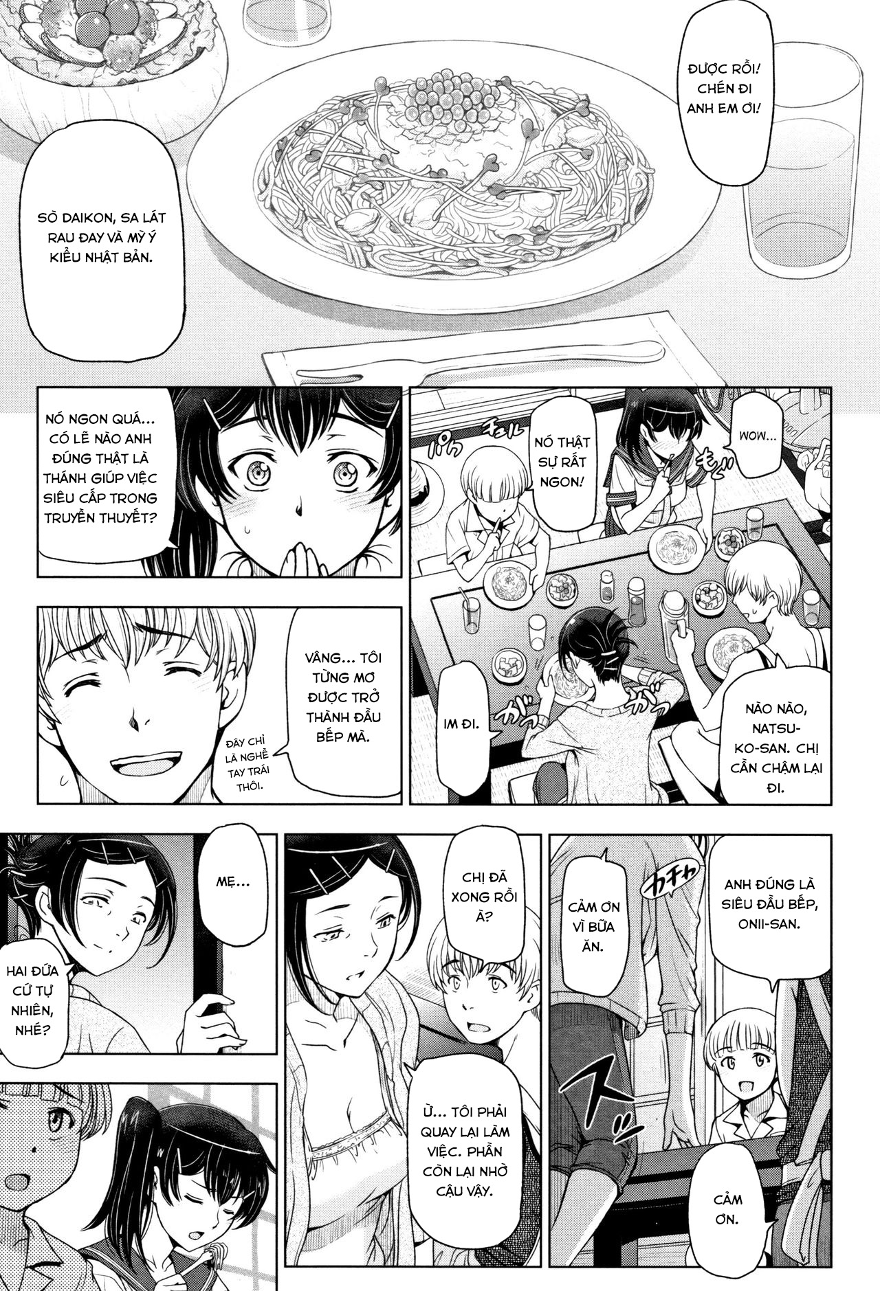 Đọc truyện hentai Natsu-jiru ~Ase ni Mamirete Gucchagucha - Chap 2