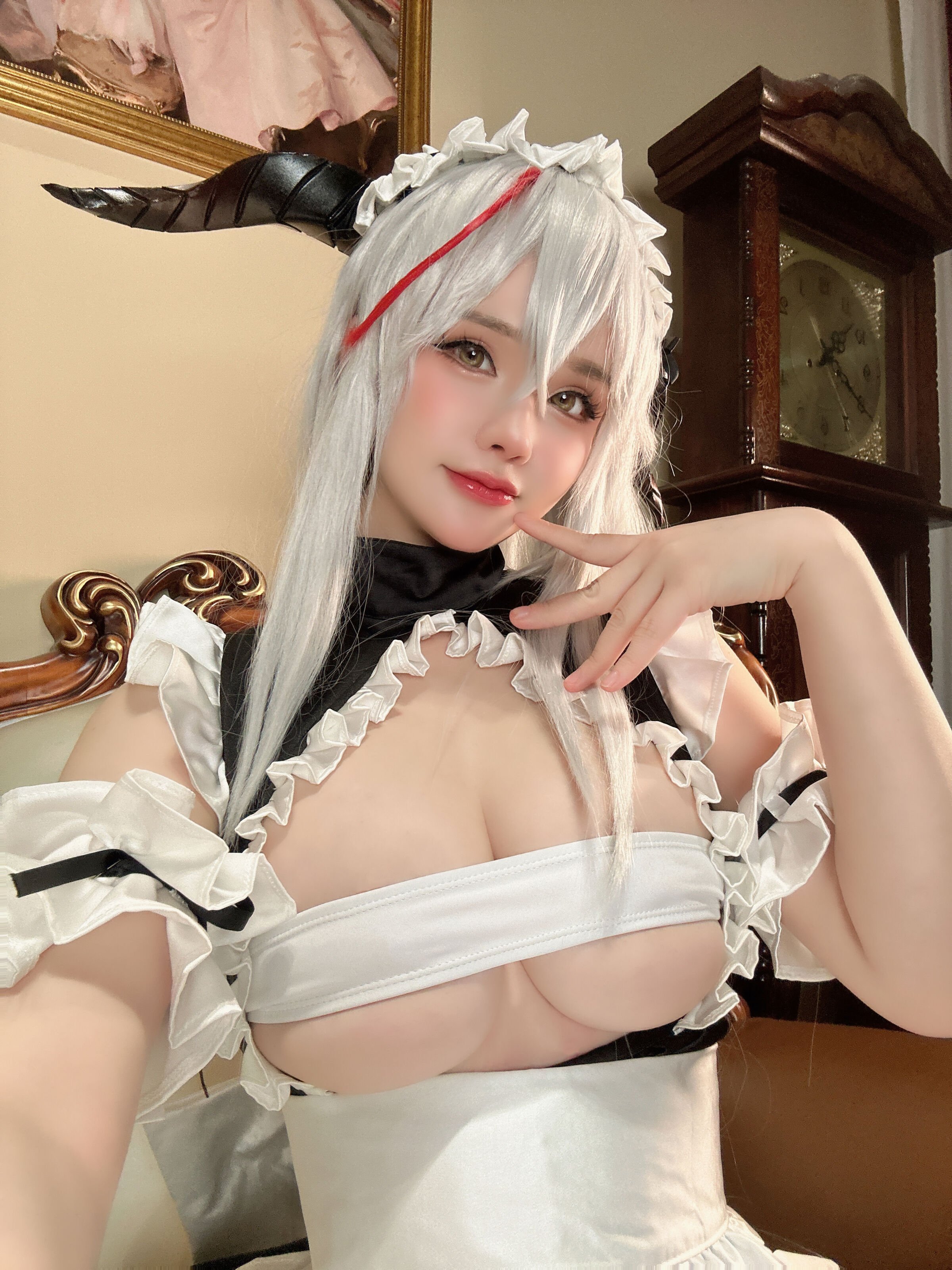 Đọc truyện hentai Tuyển tập Albums siêu phẩm Cosplay - Chap 128 - [Qianyu_rr] Maid Egil